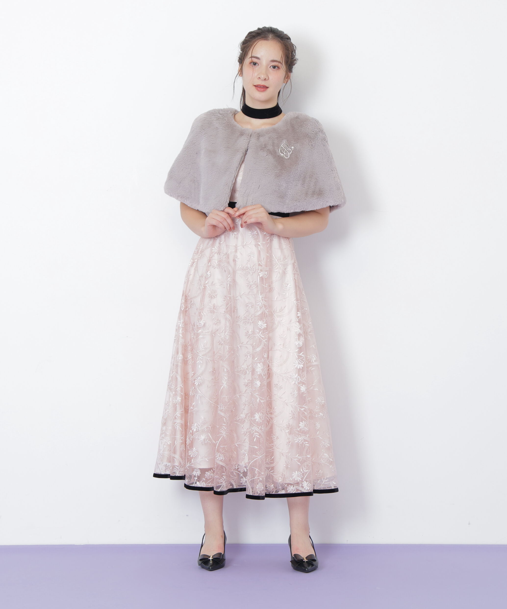  「＜ｍｉｋｕさんコラボ＞フェイクファーケープ」|その他|