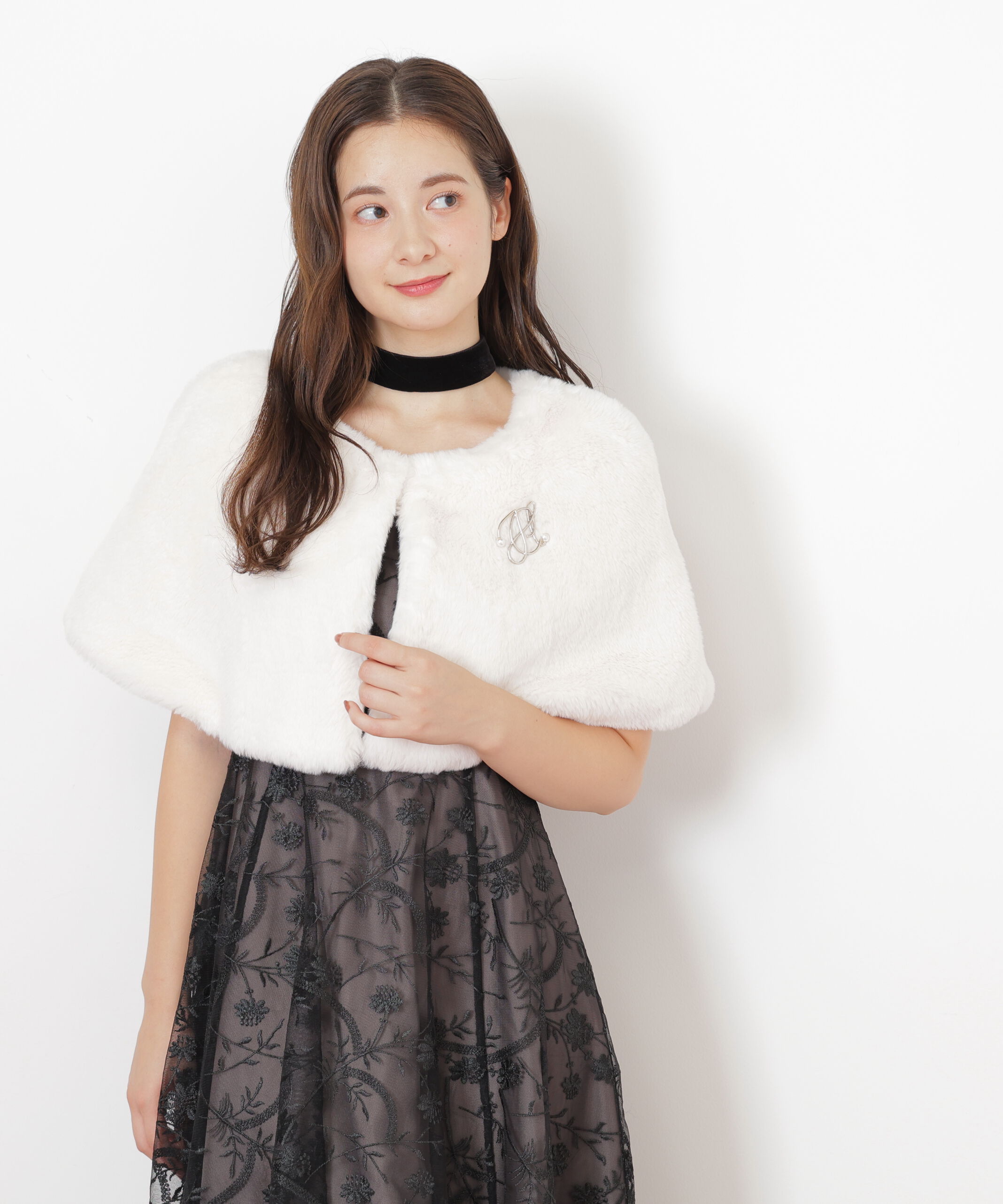  「＜ｍｉｋｕさんコラボ＞フェイクファーケープ」|その他|