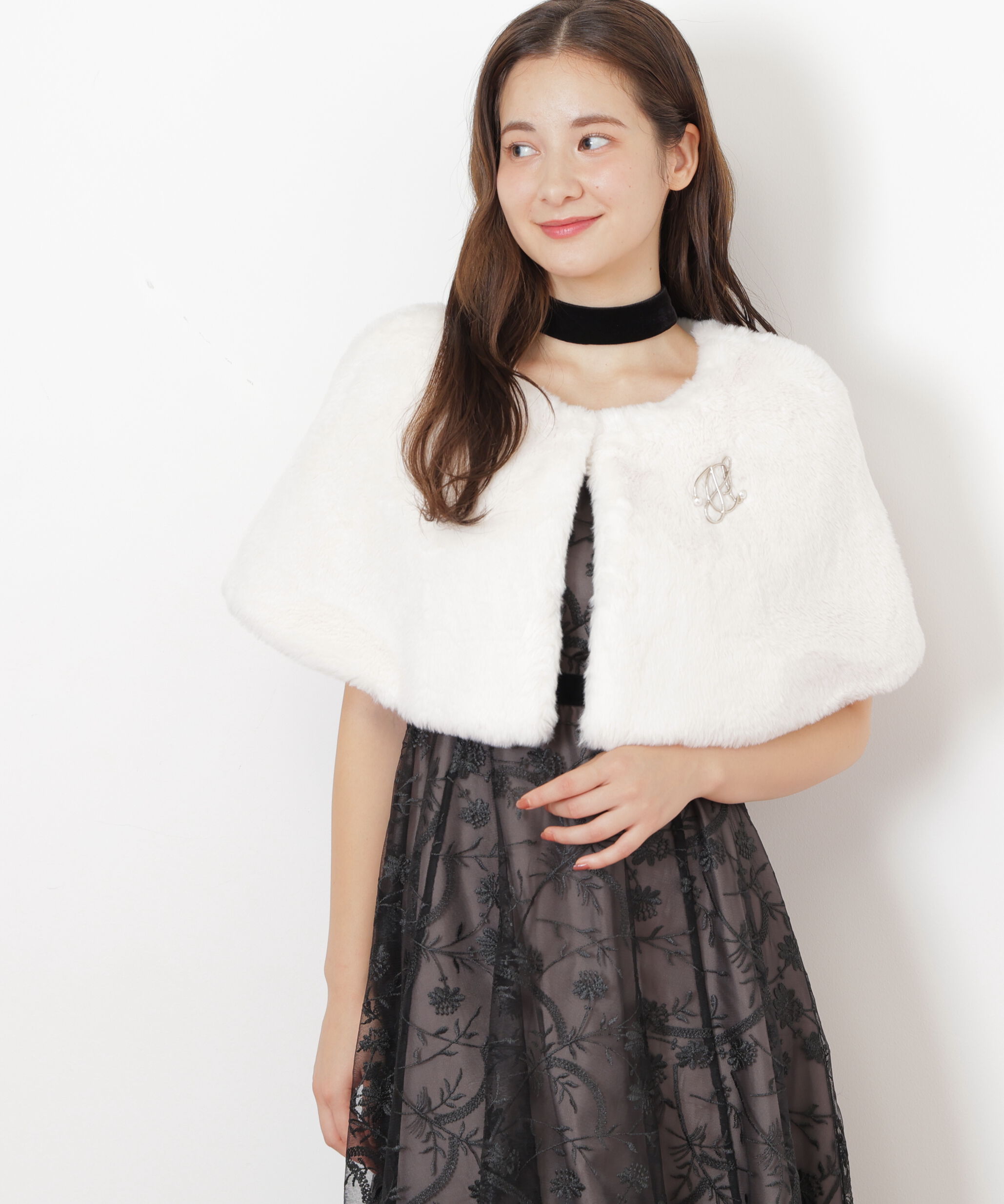  「＜ｍｉｋｕさんコラボ＞フェイクファーケープ」|その他|