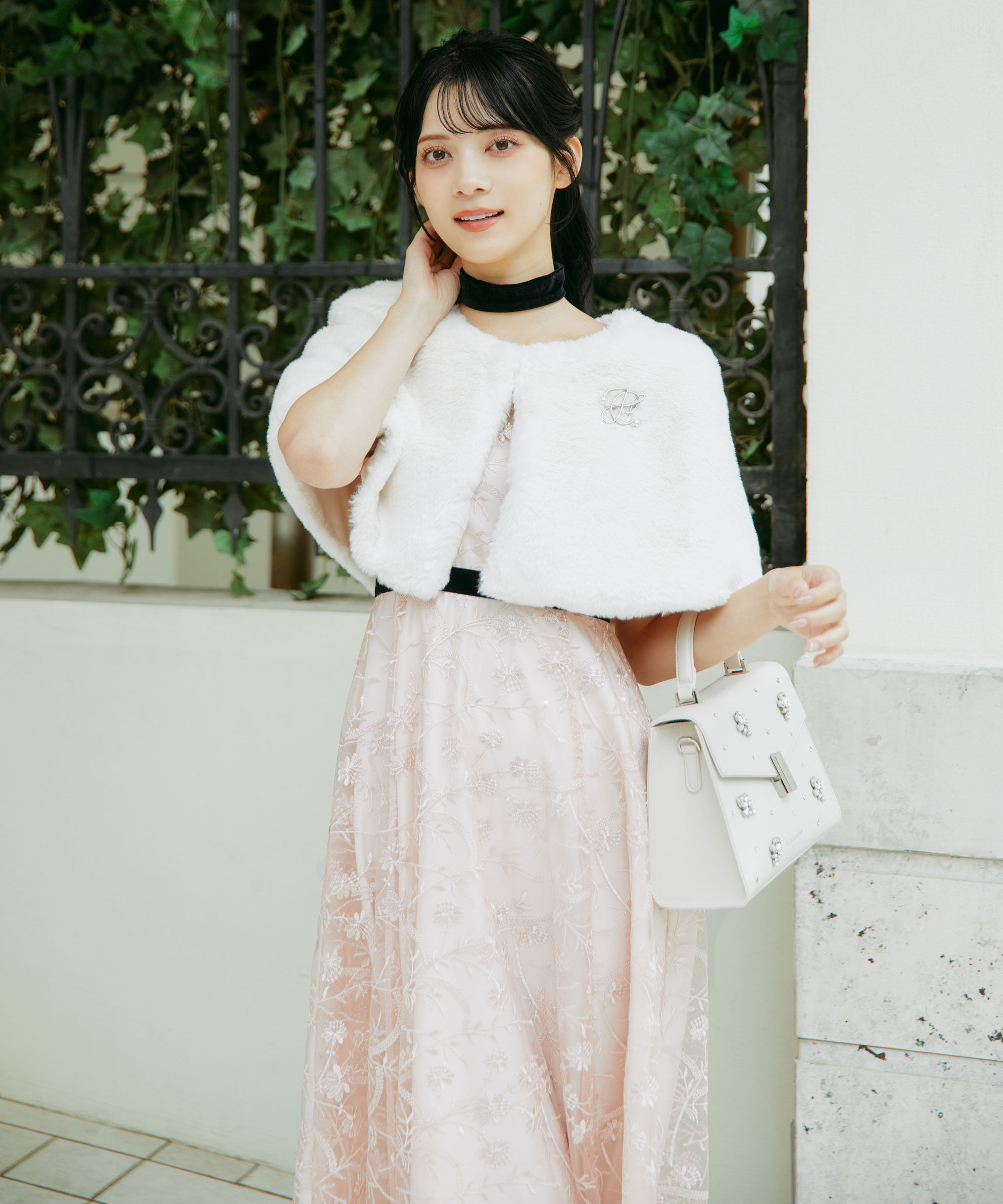  「＜ｍｉｋｕさんコラボ＞フェイクファーケープ」|その他|