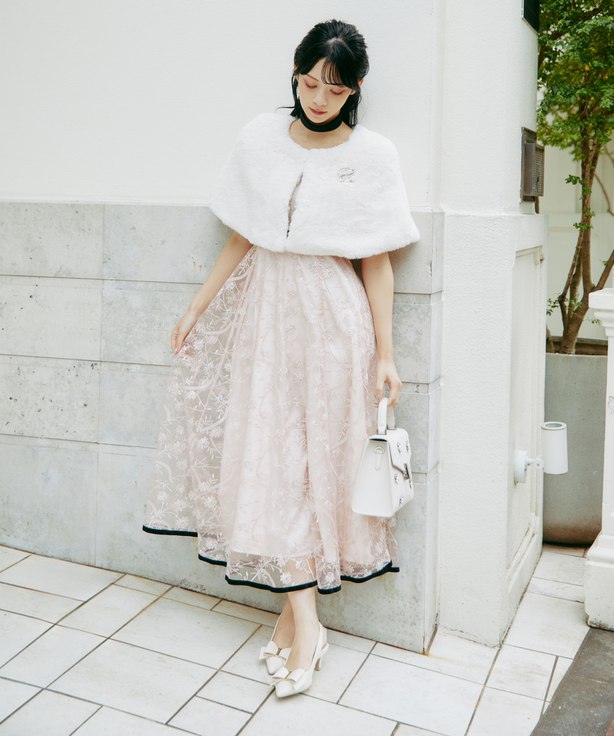  「＜ｍｉｋｕさんコラボ＞フェイクファーケープ」|その他|