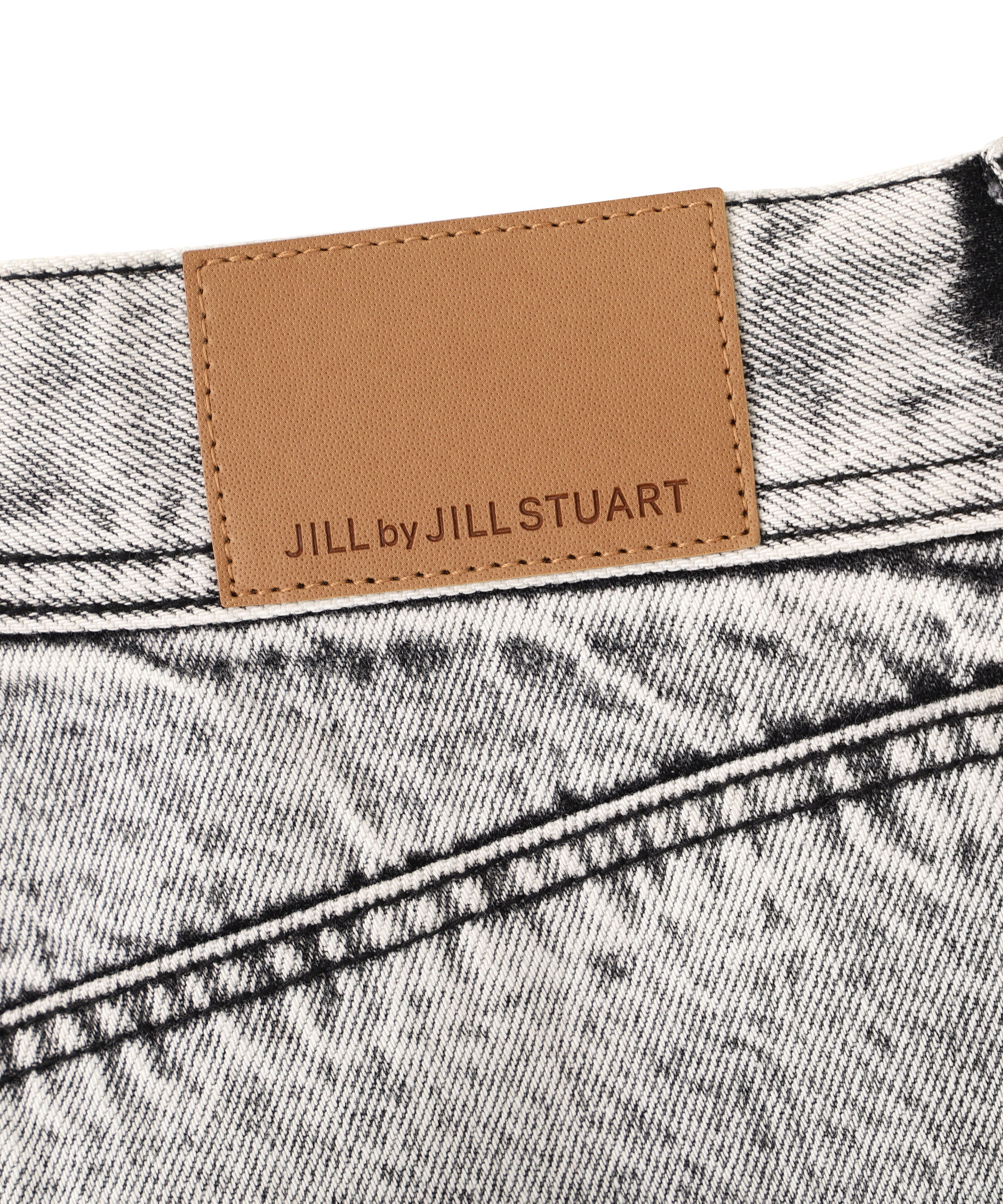  「リボン加工カーブパネルデニムパンツ」|その他|