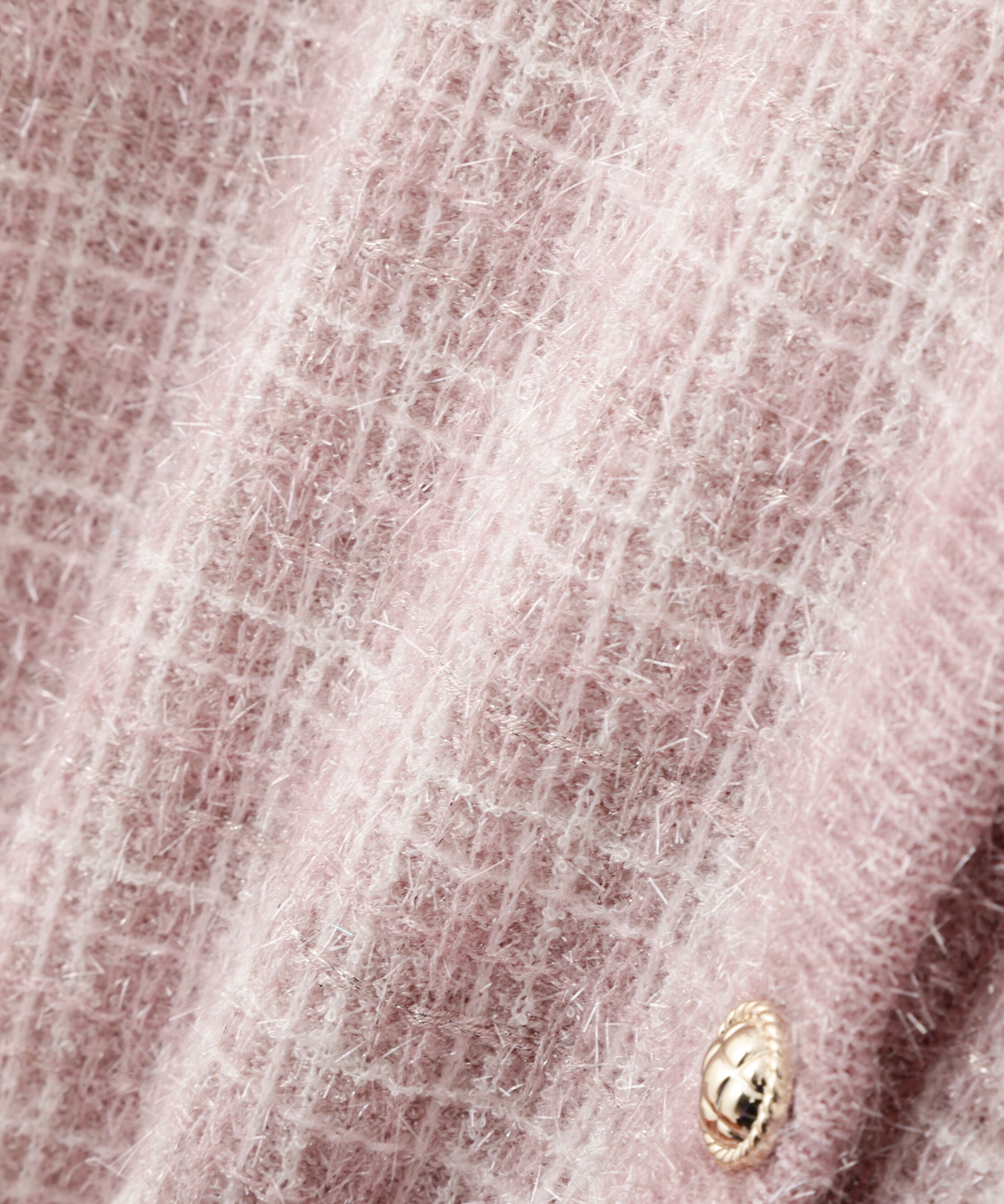  「ラメツィードニットジャケット」|ニット・セーター|