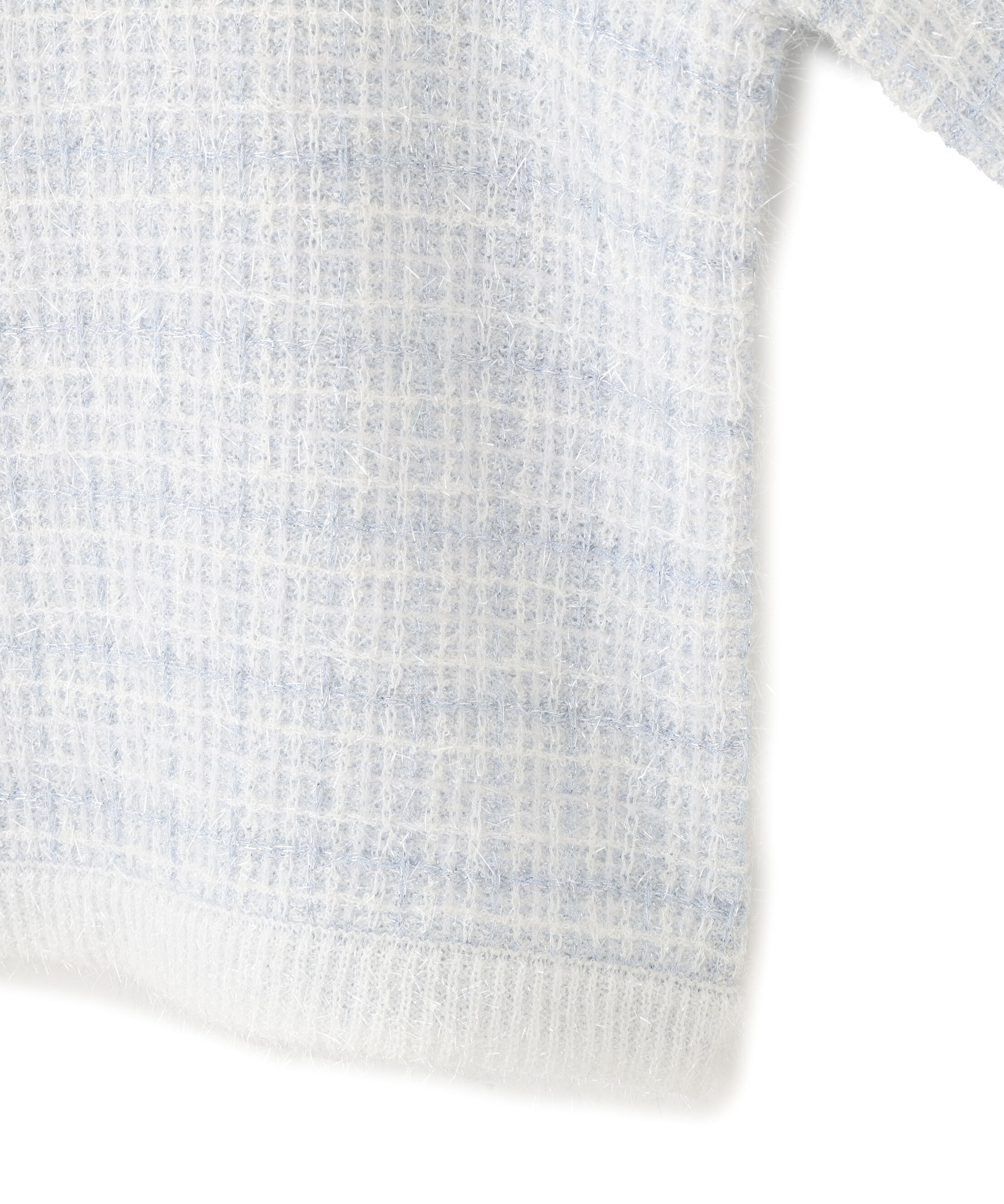  「ラメツィードニットジャケット」|ニット・セーター|