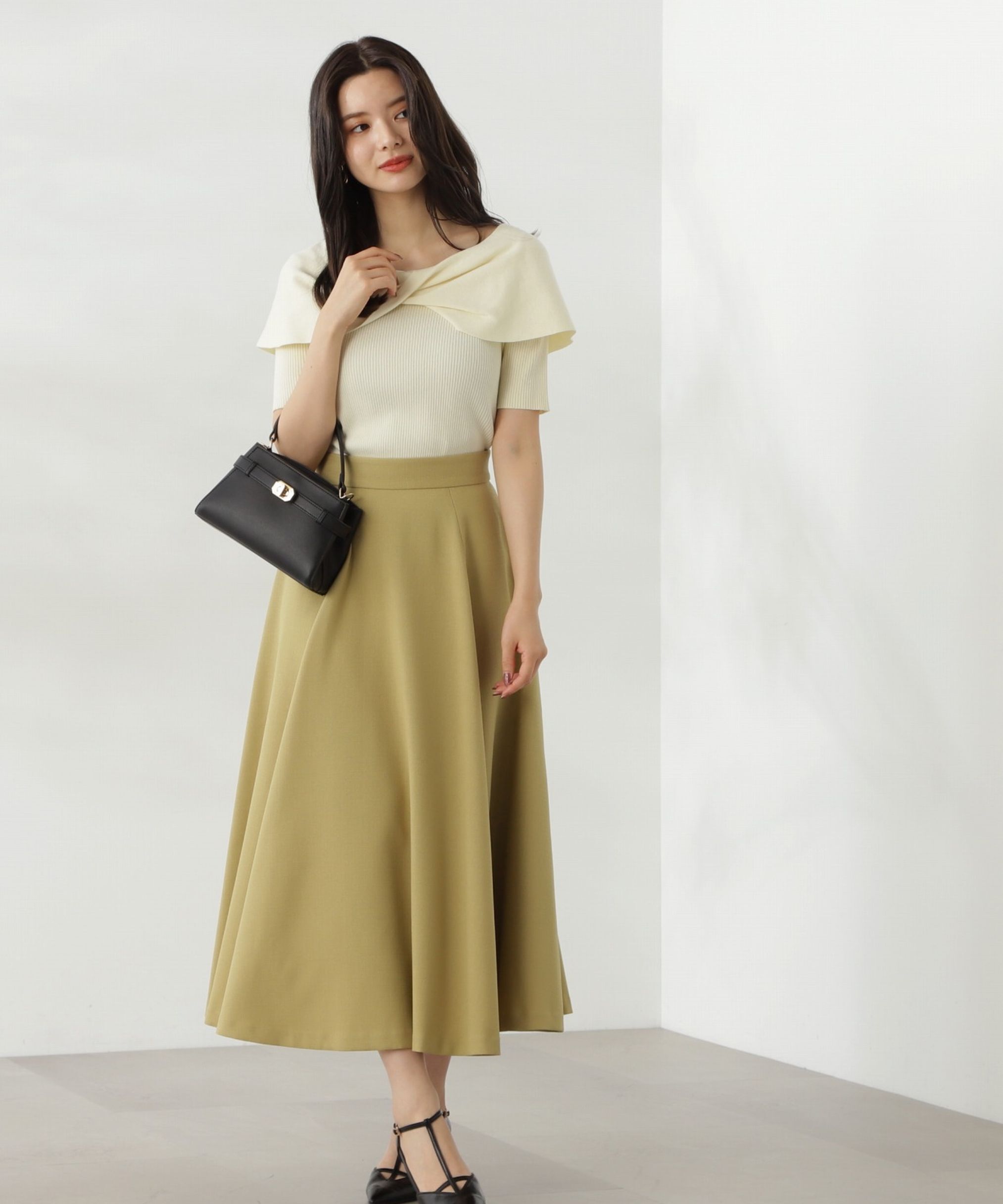 PROPORTION BODY DRESSING「カラーフレアスカート24AW」|スカート|