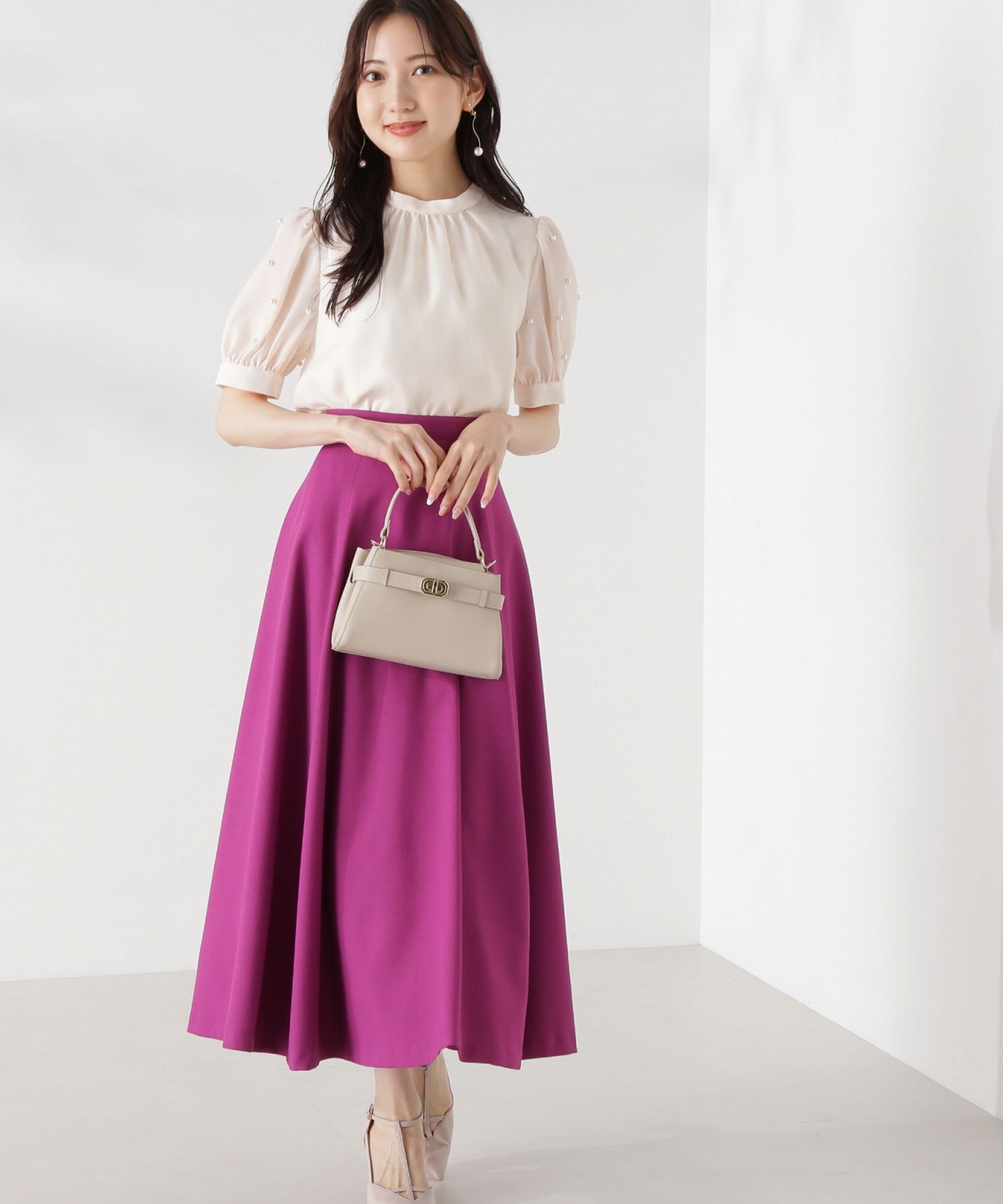 PROPORTION BODY DRESSING「カラーフレアスカート24AW」|スカート|