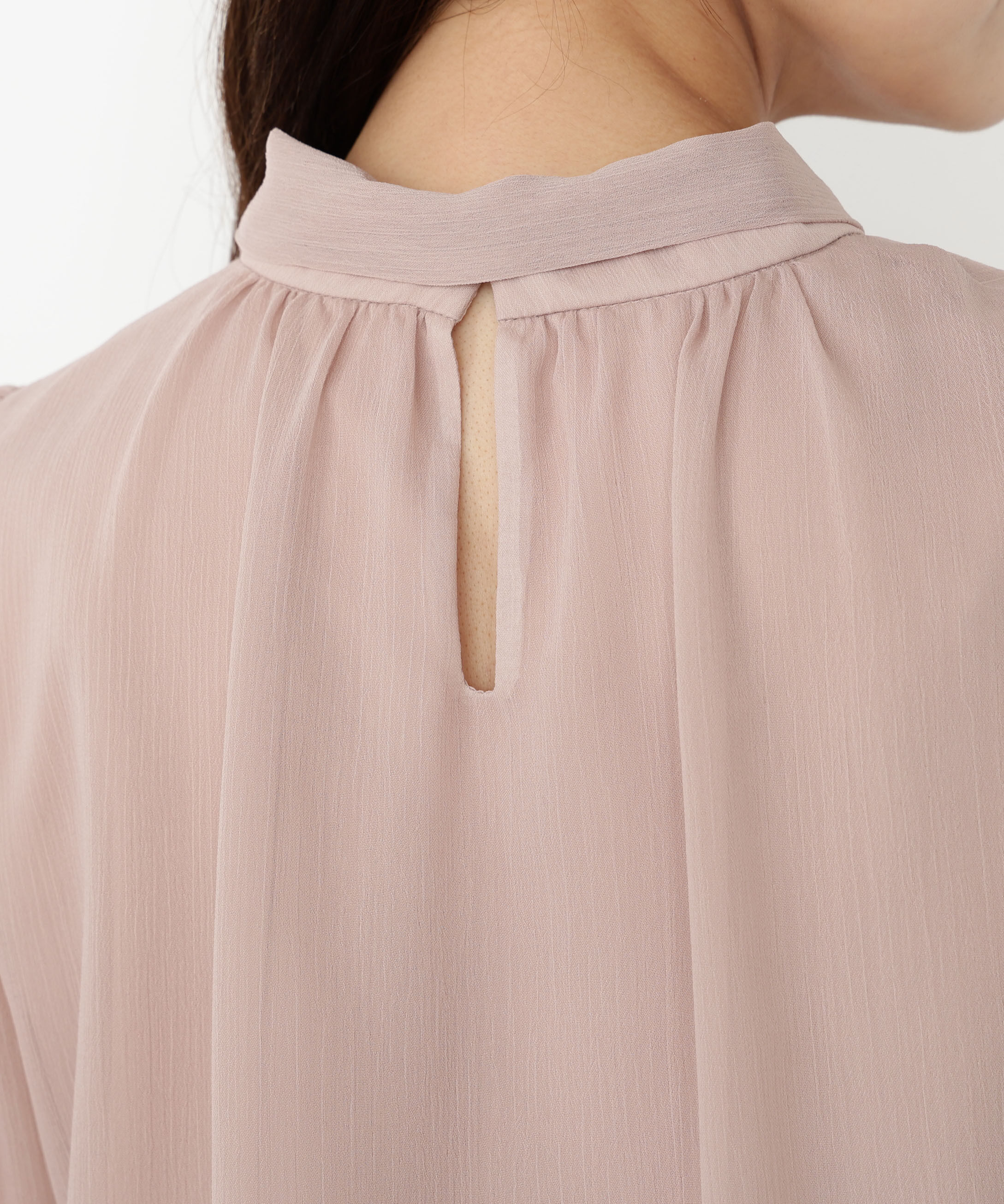 PROPORTION BODY DRESSING「＜ウォッシャブル＞ビッグリボン楊柳ブラウス 25AW」|シャツ・ブラウス|