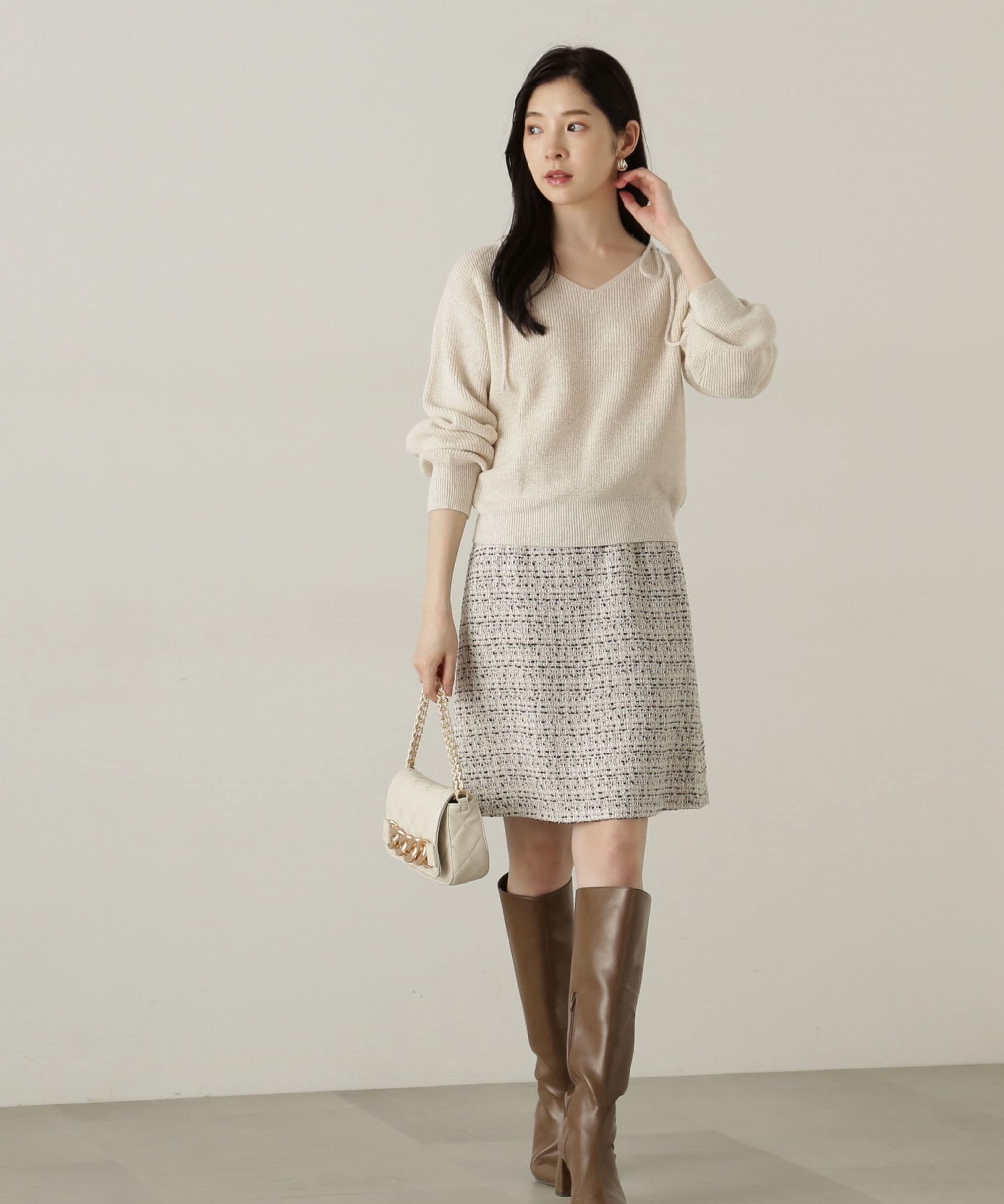 PROPORTION BODY DRESSING「ミックスツイードミニスカート WEB限定」|スカート|