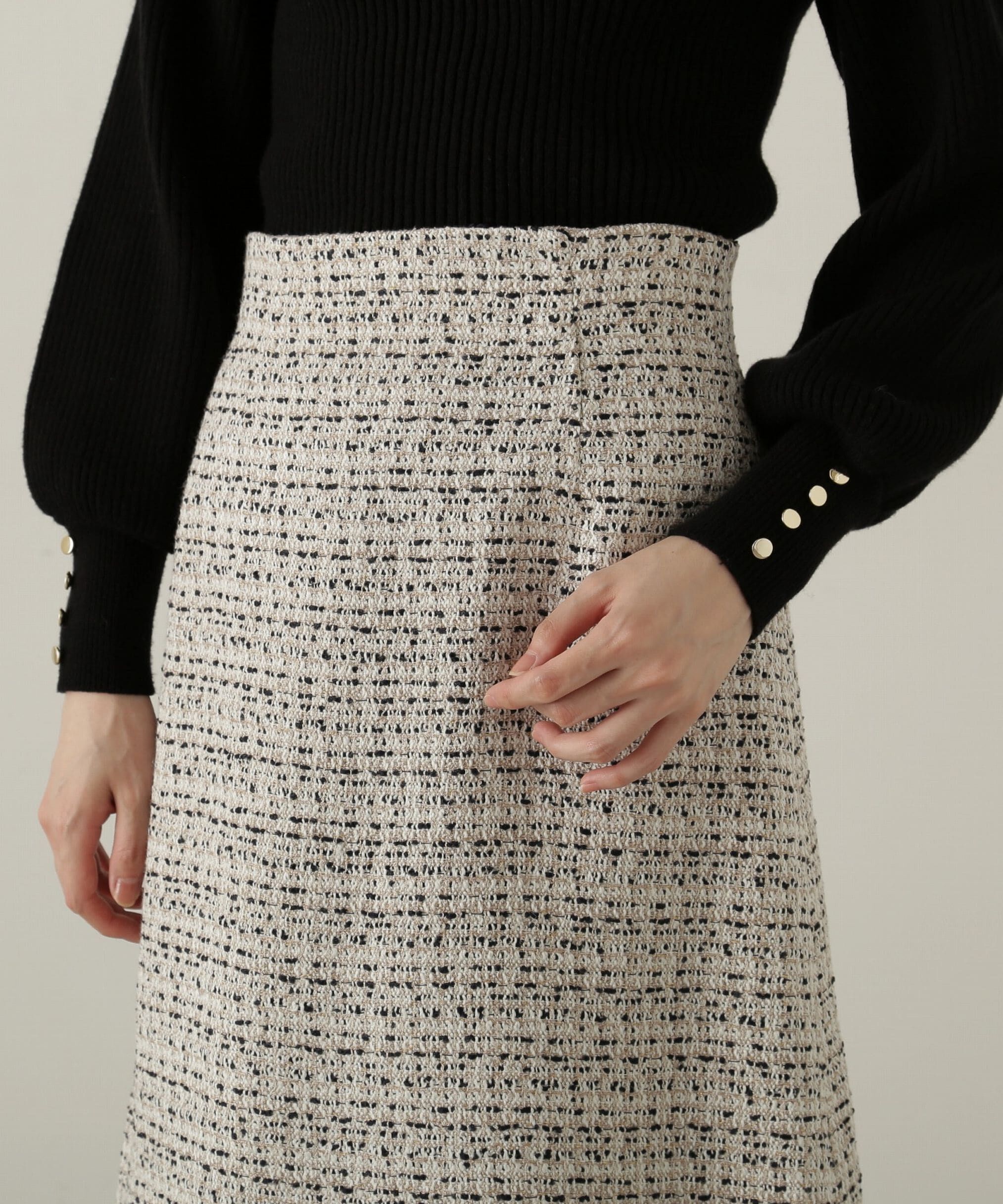 PROPORTION BODY DRESSING「ミックスツイードミニスカート WEB限定」|スカート|