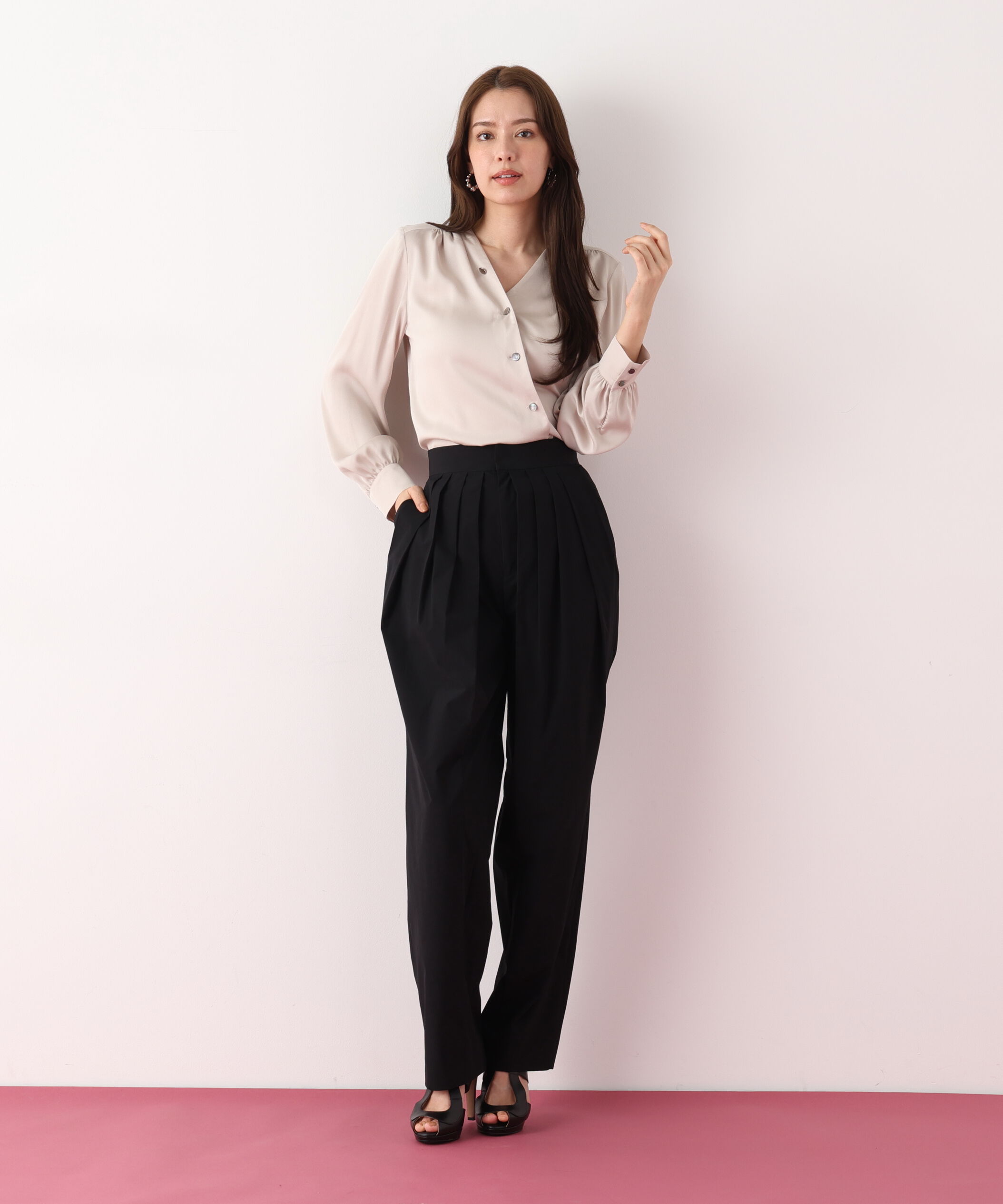  「タックボリュームパンツ」|その他|