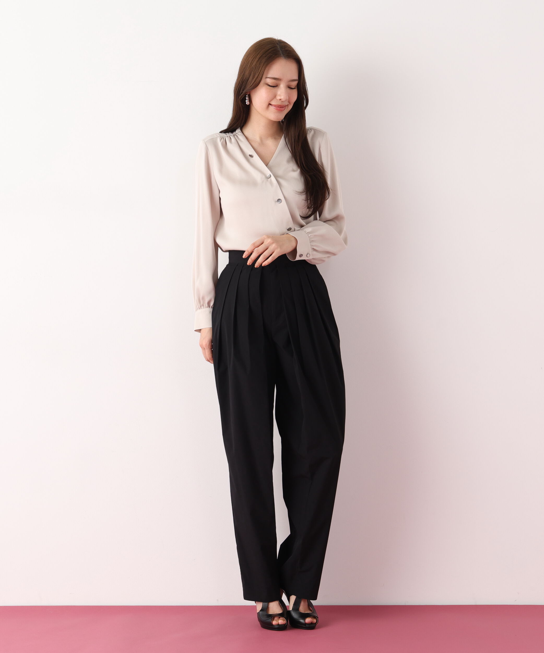  「タックボリュームパンツ」|その他|