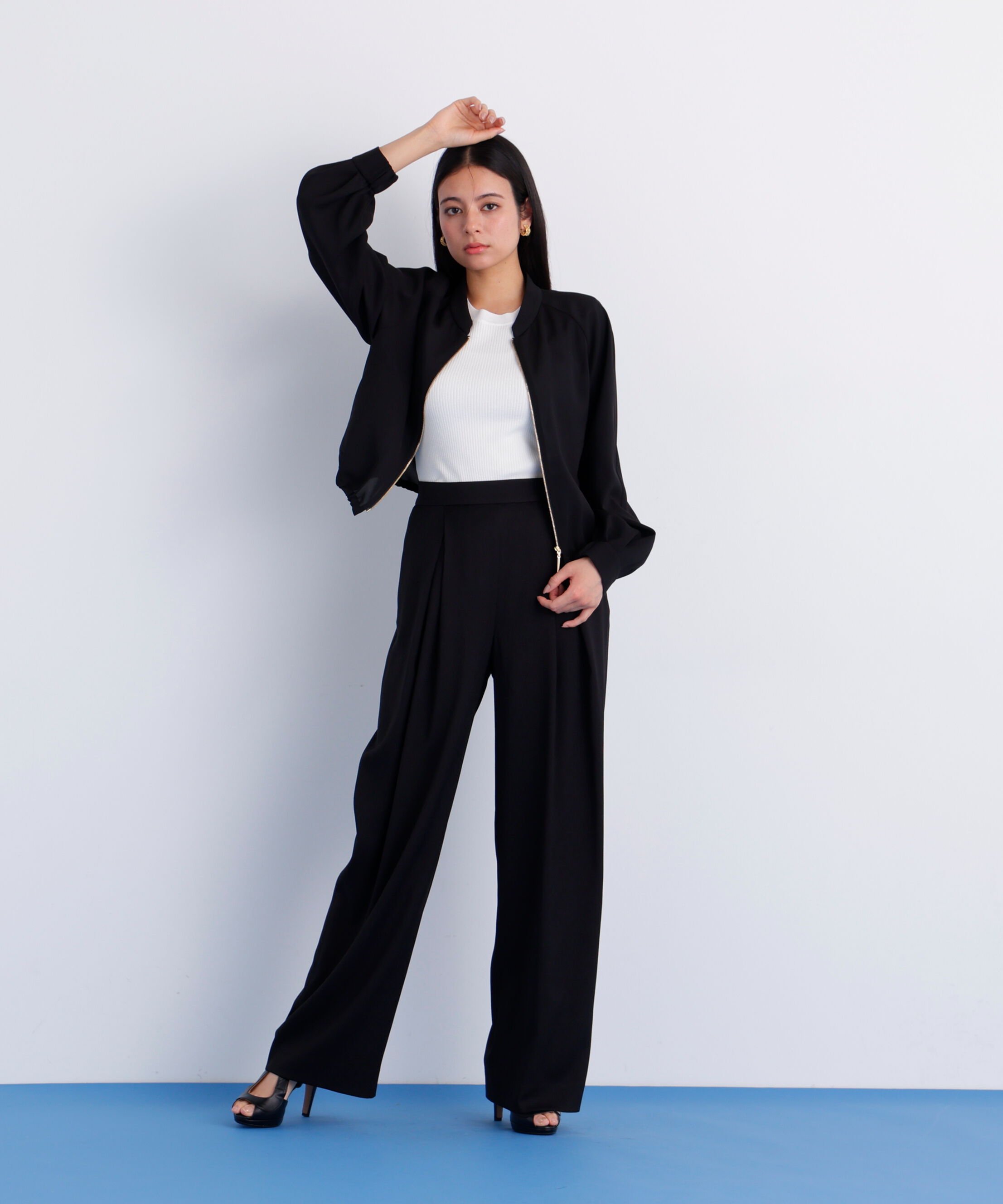  「シアーカラミショートブルゾン」|ブルゾン・スタジャン|