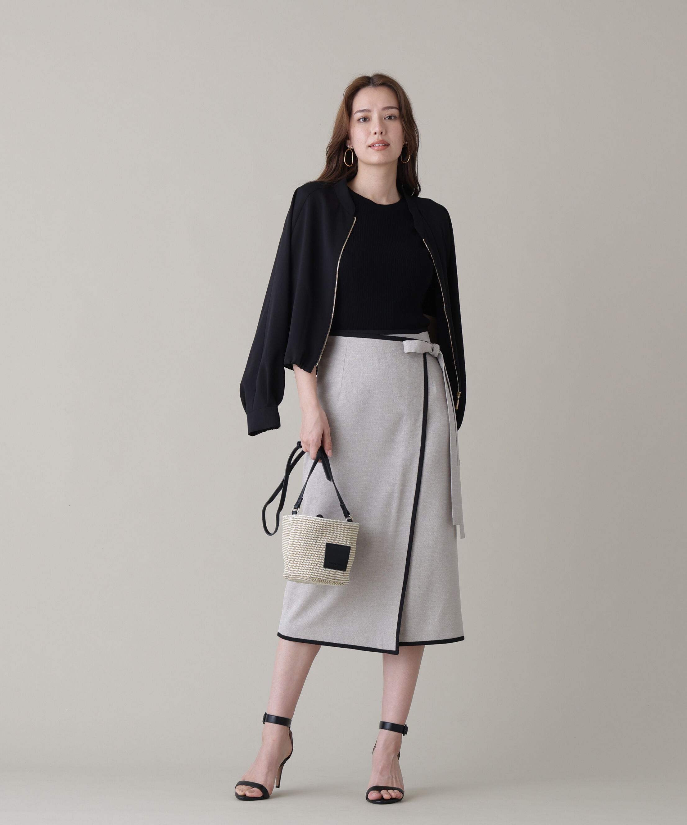  「シアーカラミショートブルゾン」|ブルゾン・スタジャン|