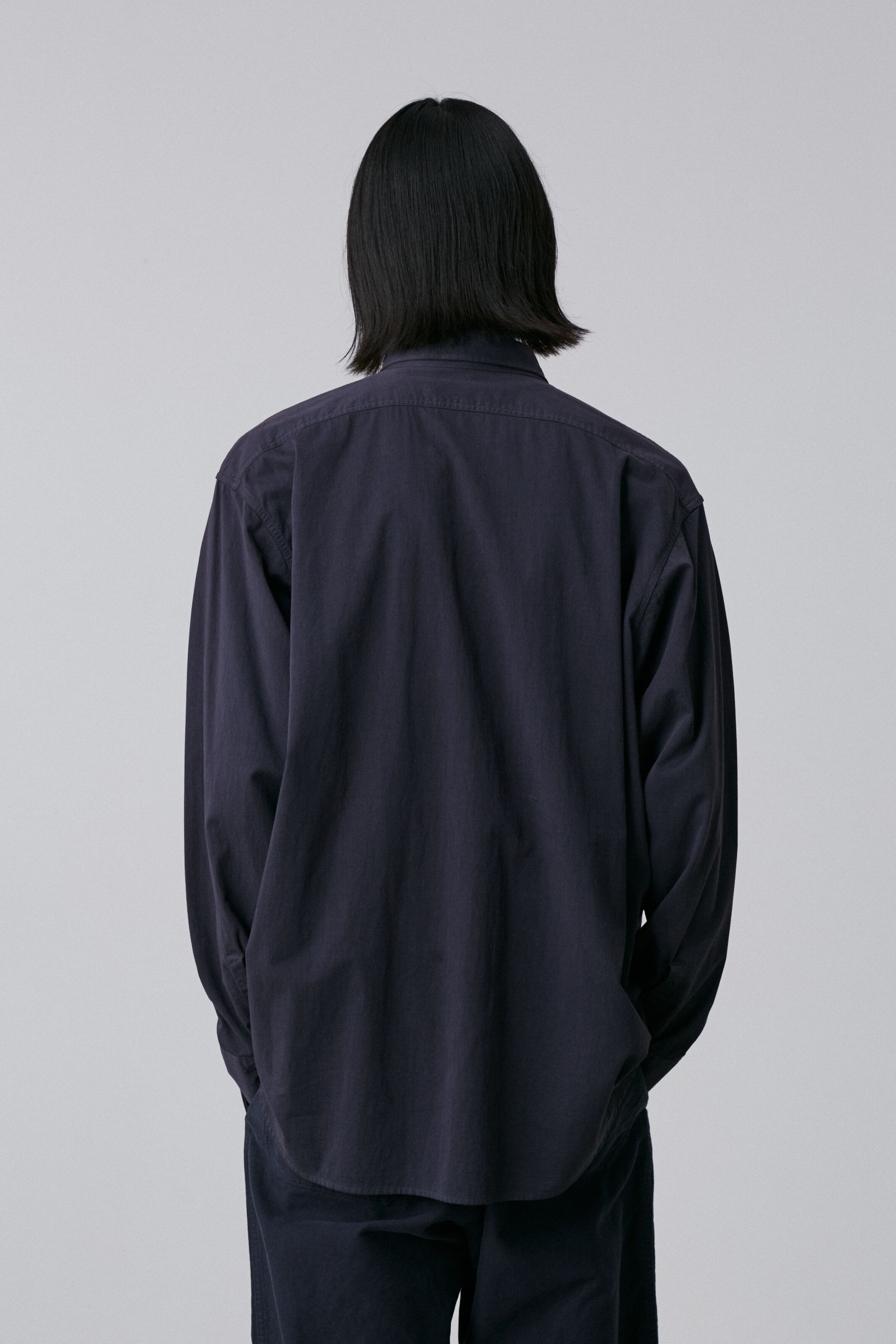 YLEVE 「Ｙ / ORGANIC COTTON HIGH DENSITY SATIN SHIRT」|シャツ・ブラウス|