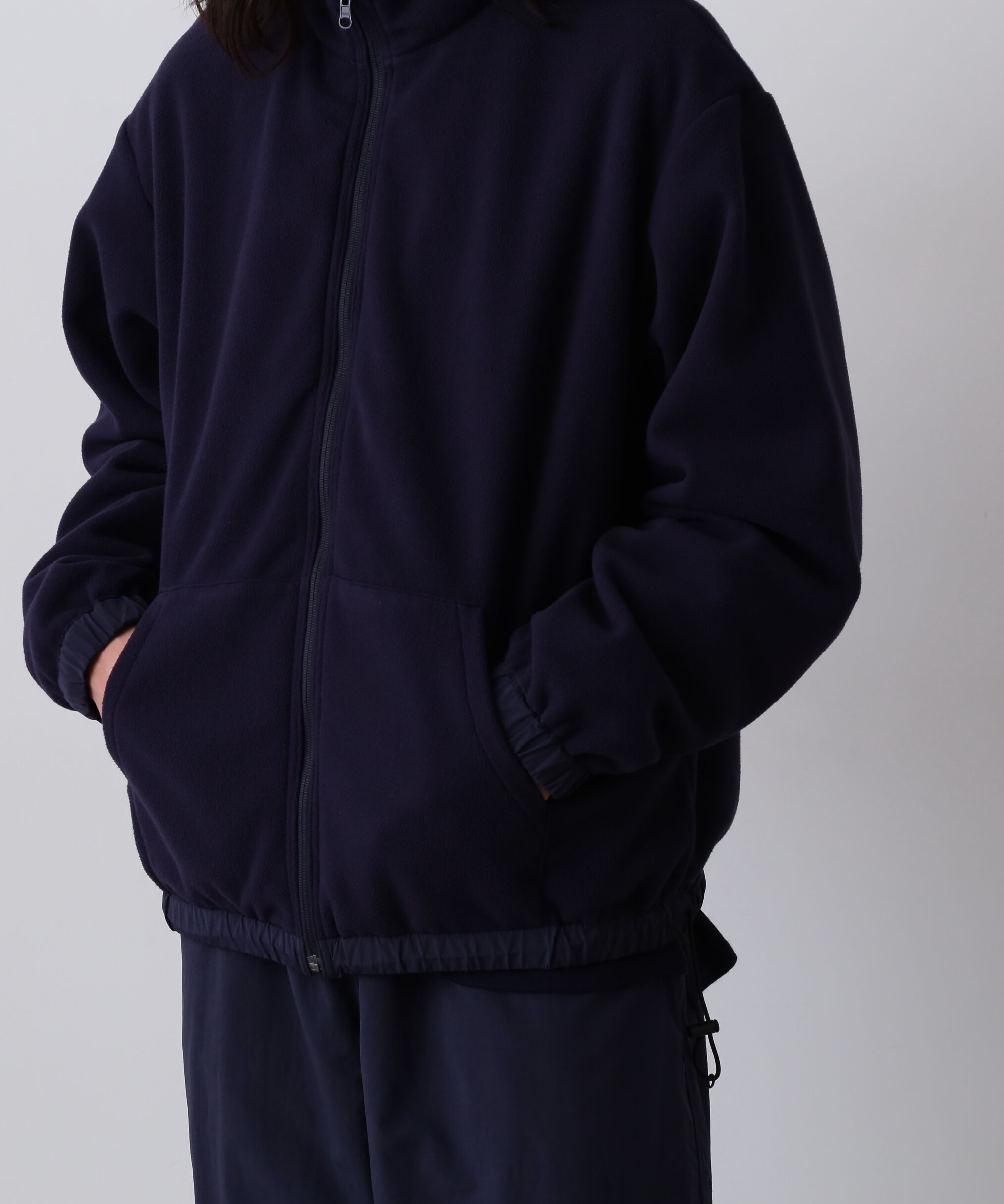 YLEVE 「Ｙ / RECYCLE NYLON MIX TAFFETA / RECYCLE POLYESTER FLEECE REVERSIBLE BZ」|ブルゾン・スタジャン|
