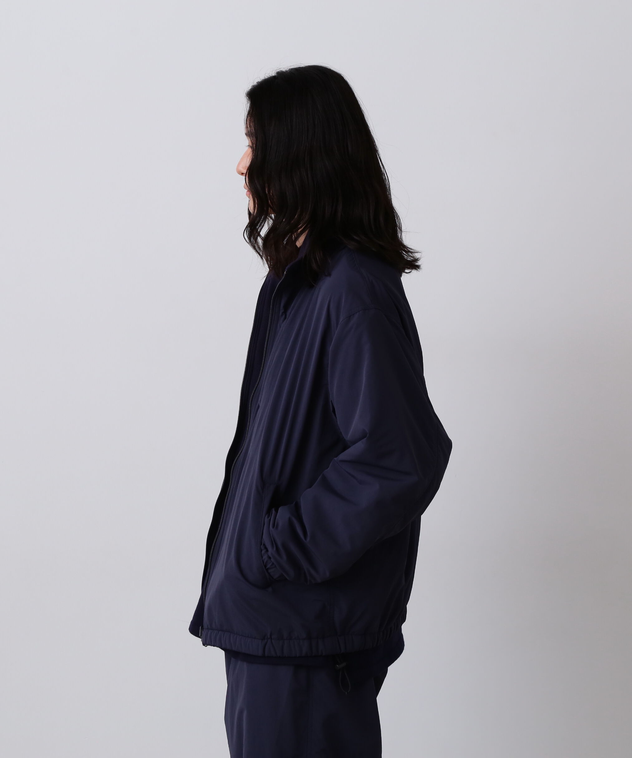 YLEVE 「Ｙ / RECYCLE NYLON MIX TAFFETA / RECYCLE POLYESTER FLEECE REVERSIBLE BZ」|ブルゾン・スタジャン|