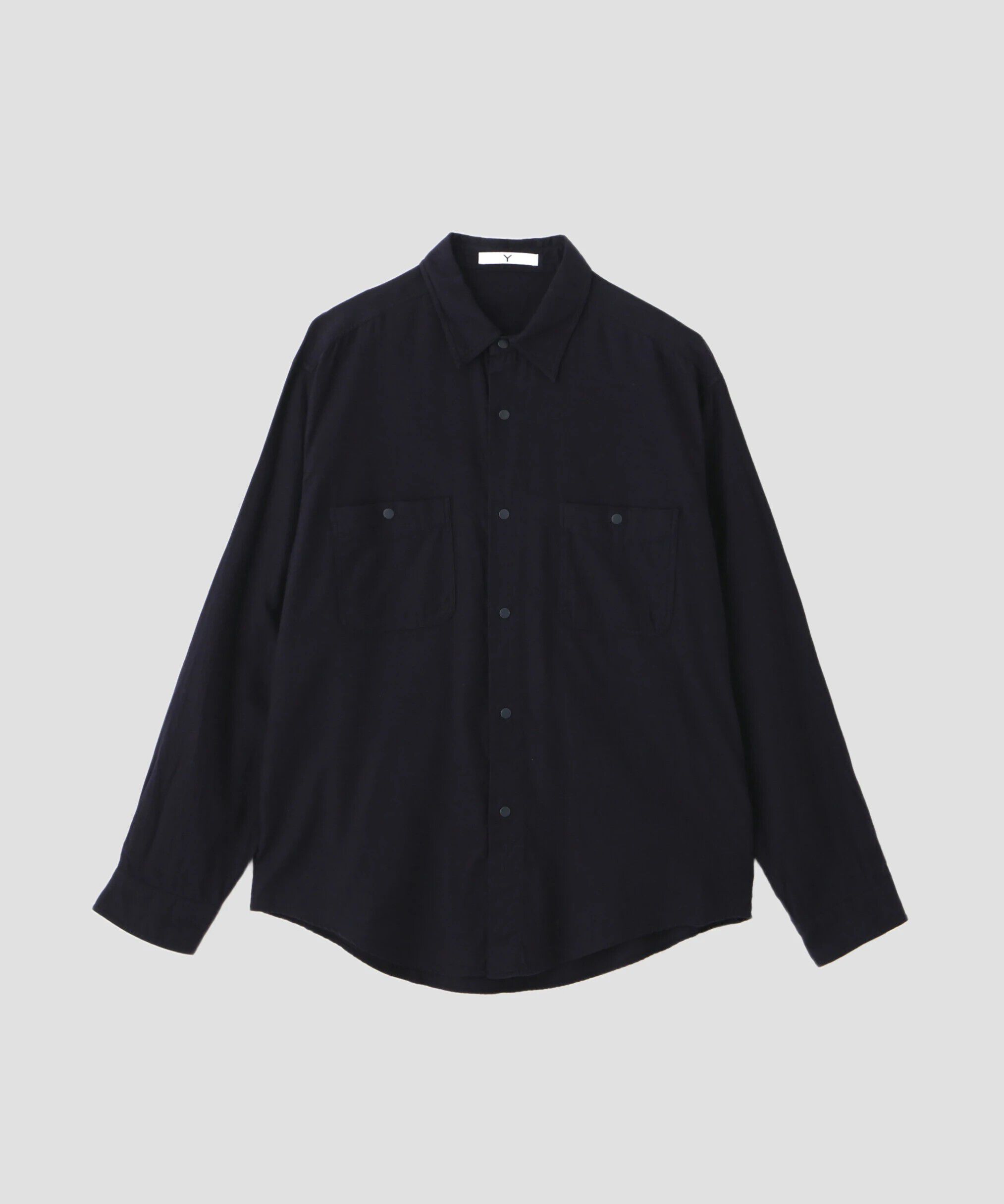 YLEVE 「Ｙ /  BRUSHED ORGANIC COTTON TENCEL SNAP SHIRT」|シャツ・ブラウス|