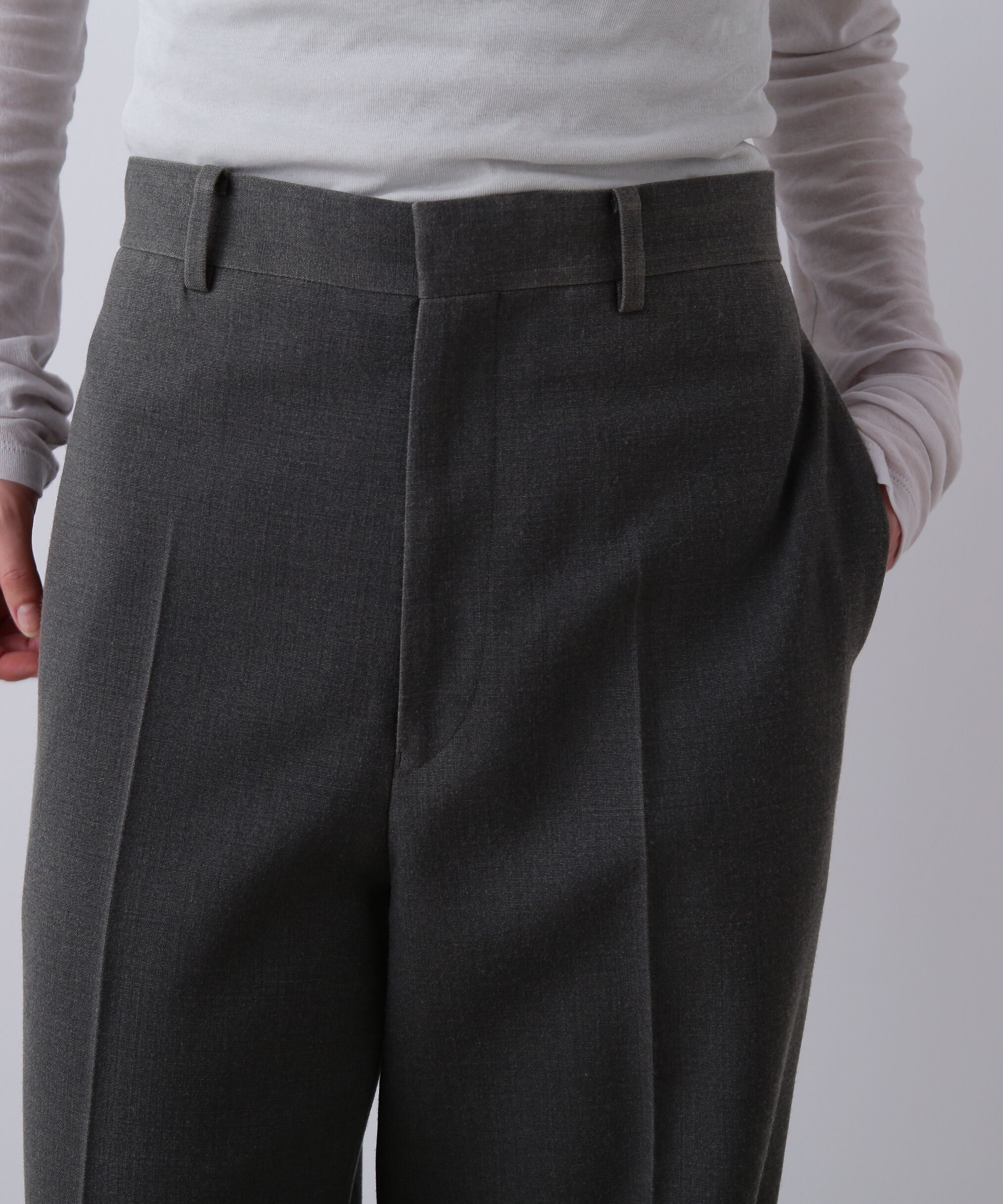 YLEVE 「YLEVE / VINTAGE PIGMENTDYE WOOL TROUSERS」|その他|