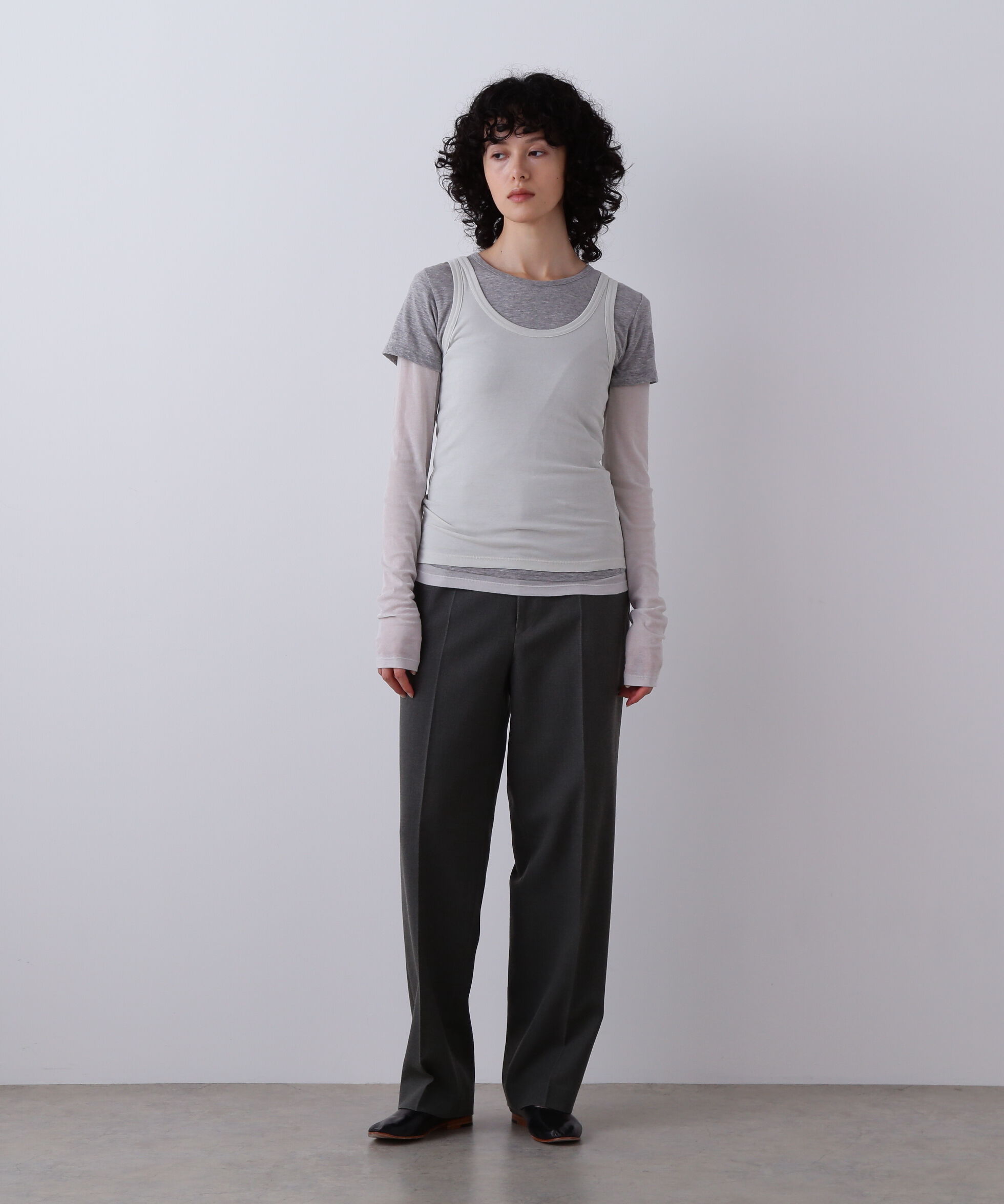 YLEVE 「YLEVE / VINTAGE PIGMENTDYE WOOL TROUSERS」|その他|