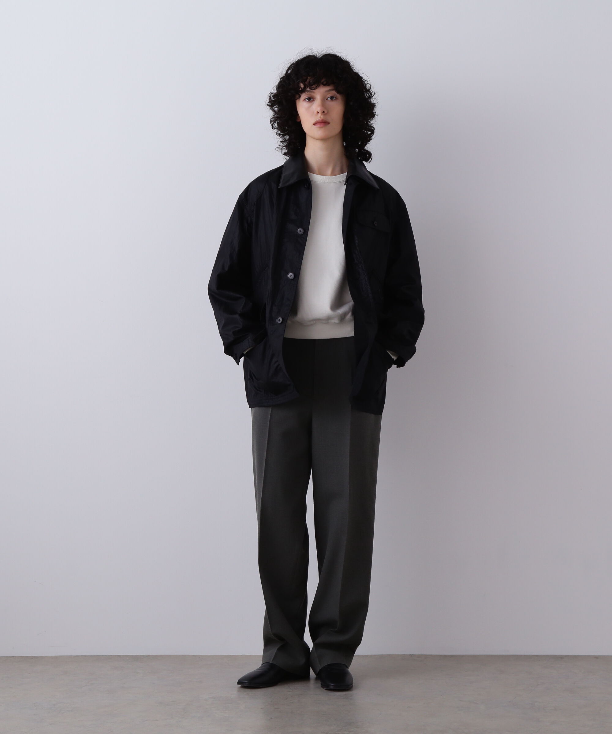 YLEVE 「YLEVE / VINTAGE PIGMENTDYE WOOL TROUSERS」|その他|