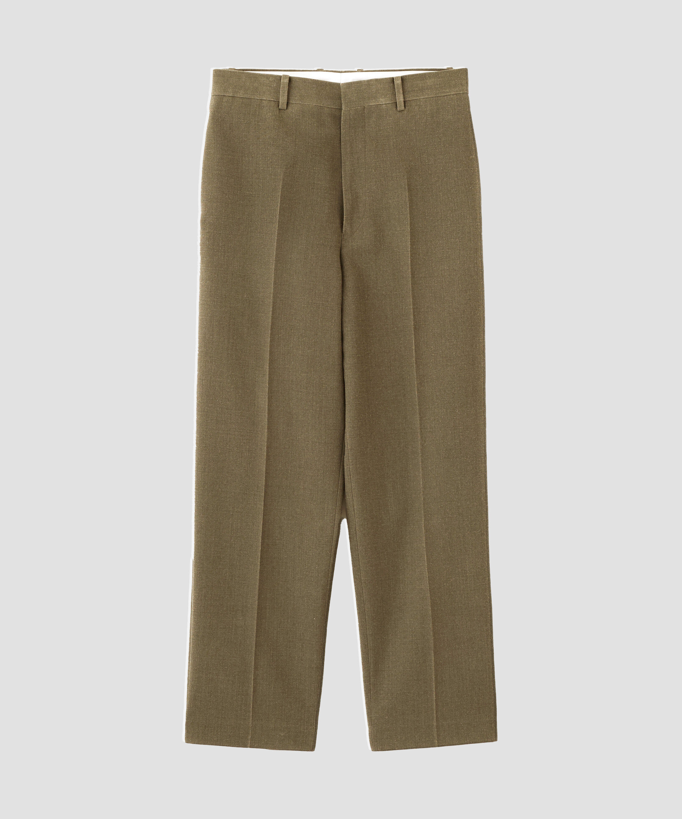 YLEVE 「YLEVE / VINTAGE PIGMENTDYE WOOL TROUSERS」|その他|ベージュ