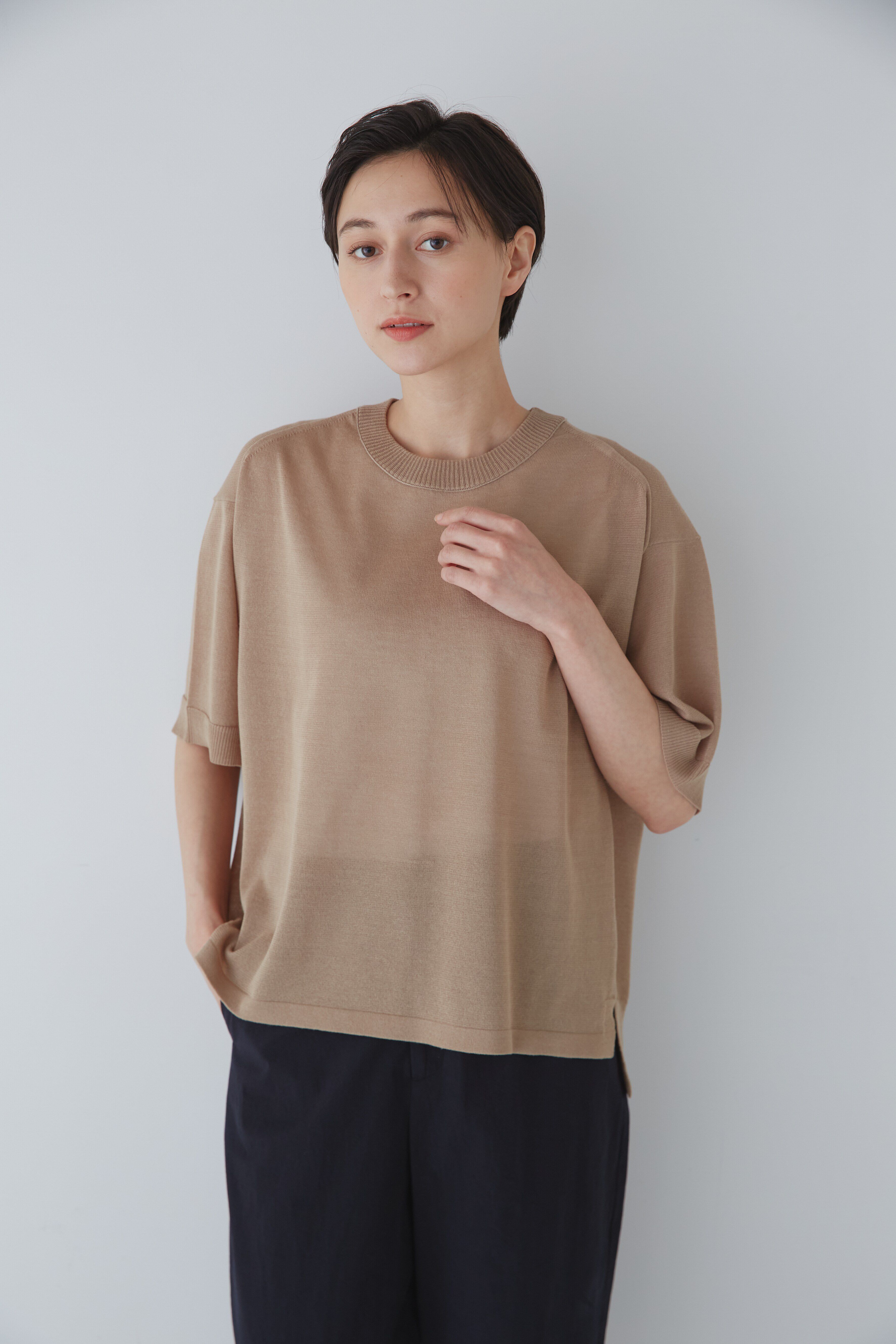  「◆シアーニットプルオーバー」|ニット・セーター|