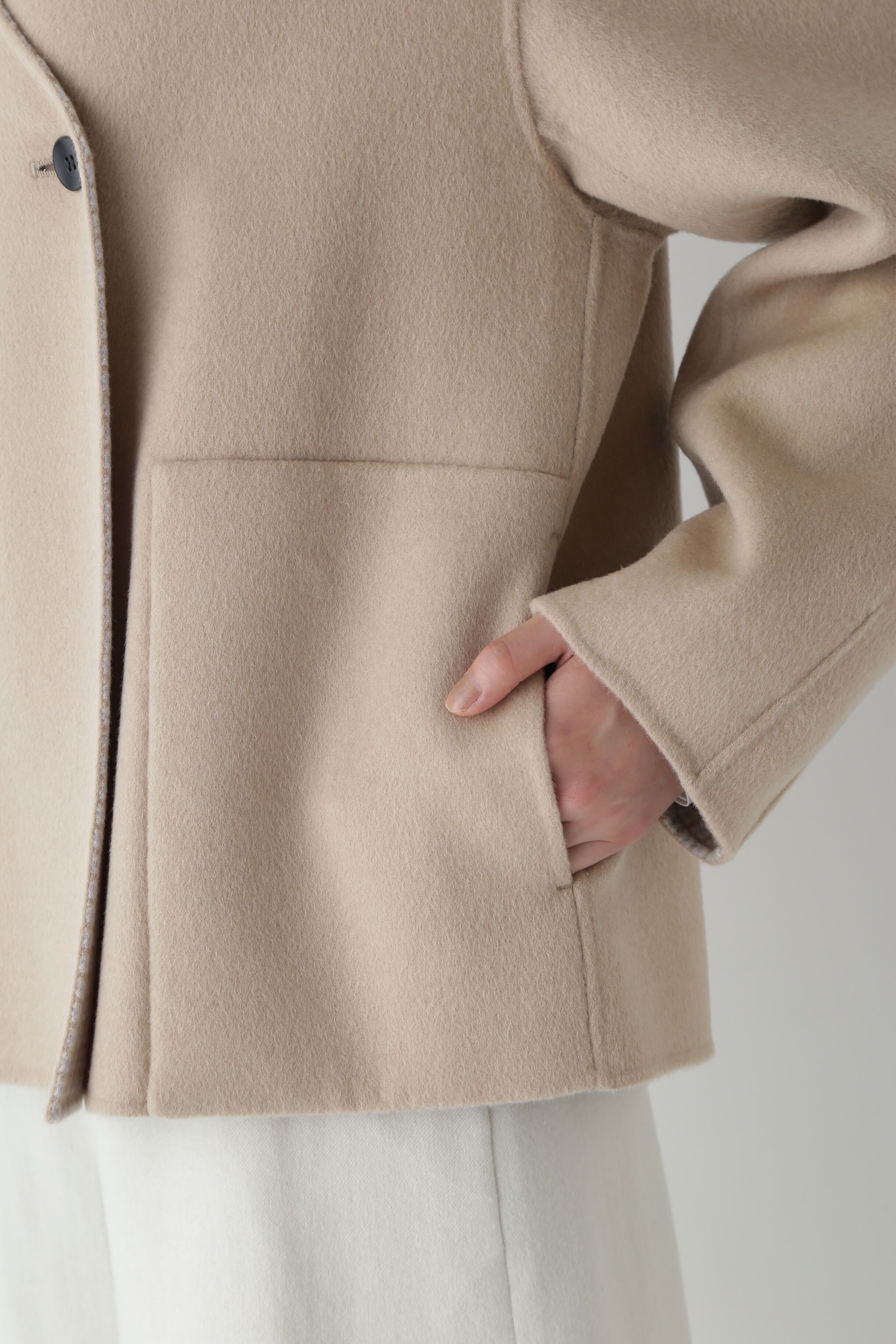  「◆リバーショートジャケットブルゾン」|ブルゾン・スタジャン|