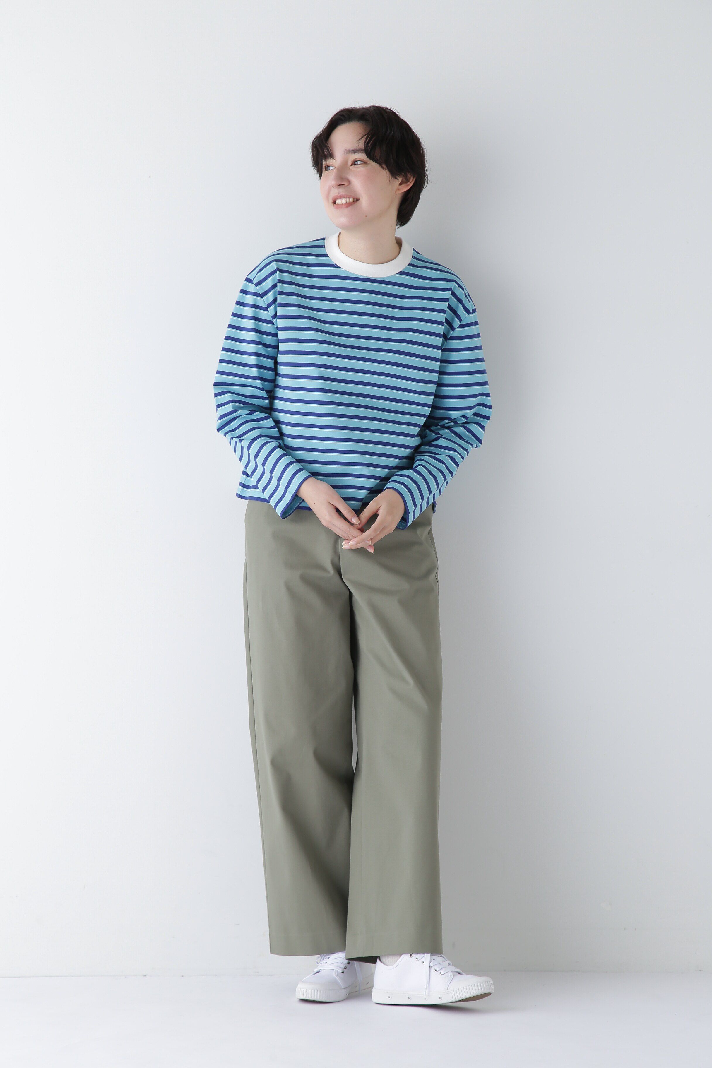  「◆ボーダーボックスＴシャツ」|Tシャツ・カットソー|