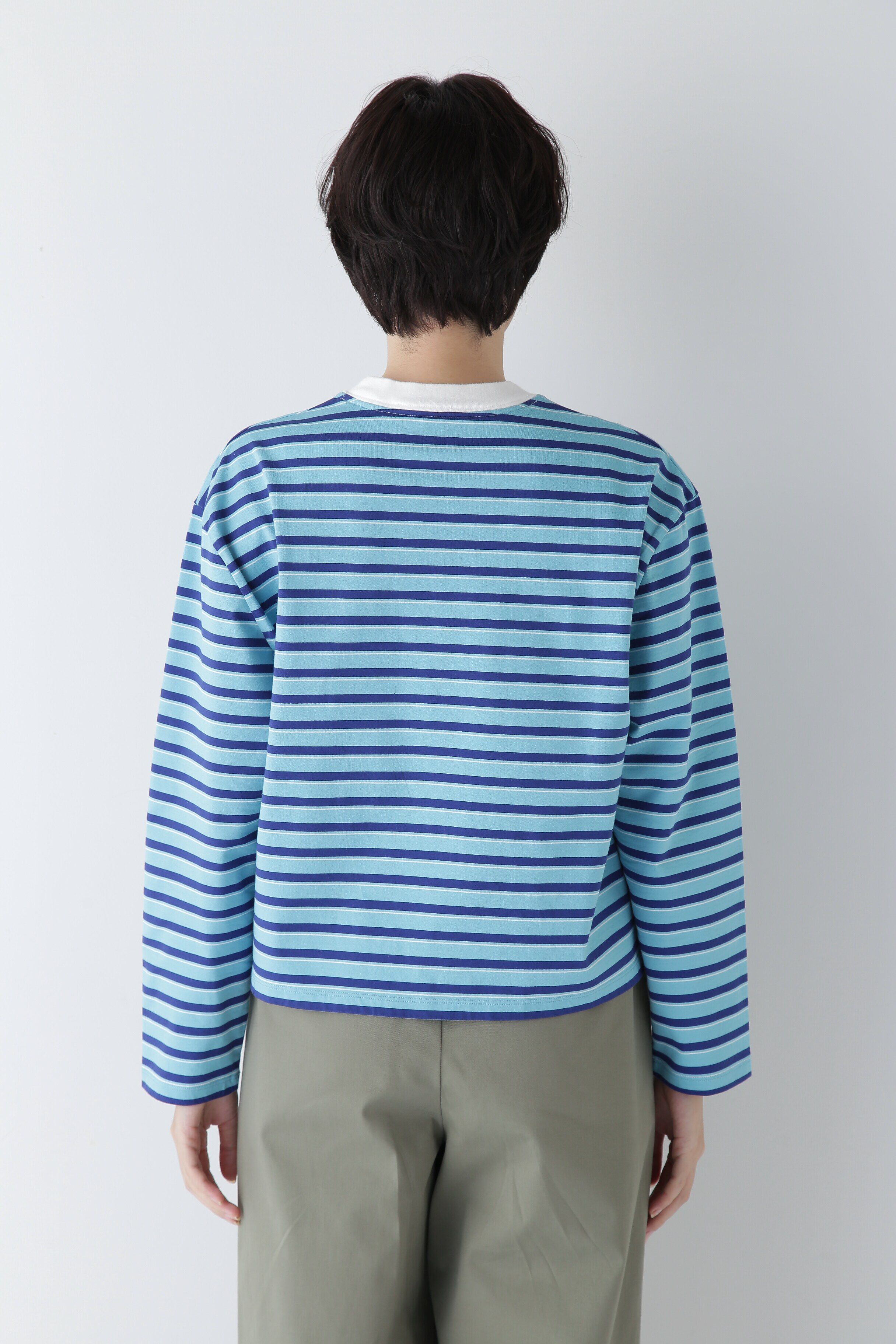  「◆ボーダーボックスＴシャツ」|Tシャツ・カットソー|