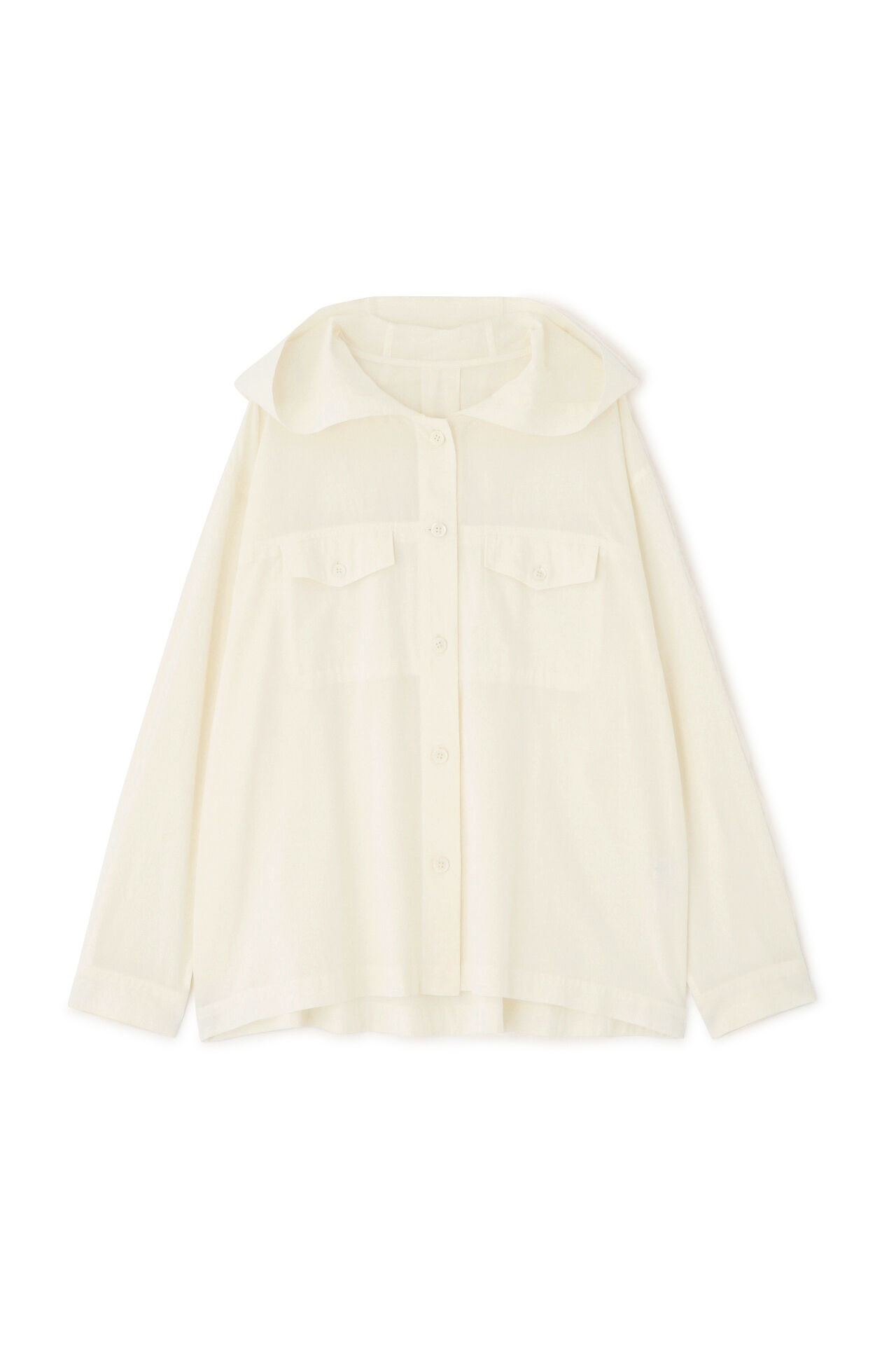  「◆製品染めフーディーブラウス」|シャツ・ブラウス|