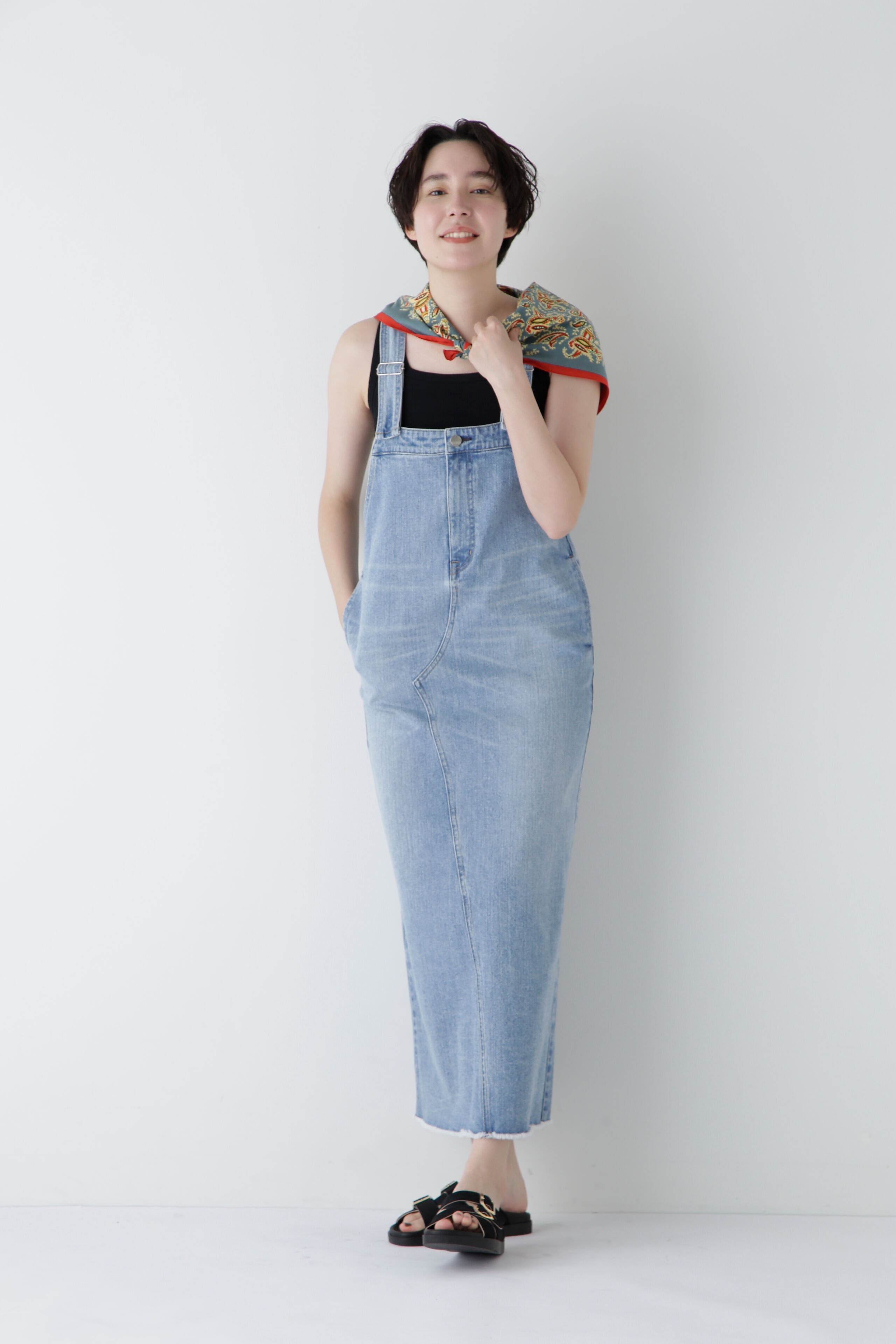  「◆アイラインサロペット」|ワンピース|