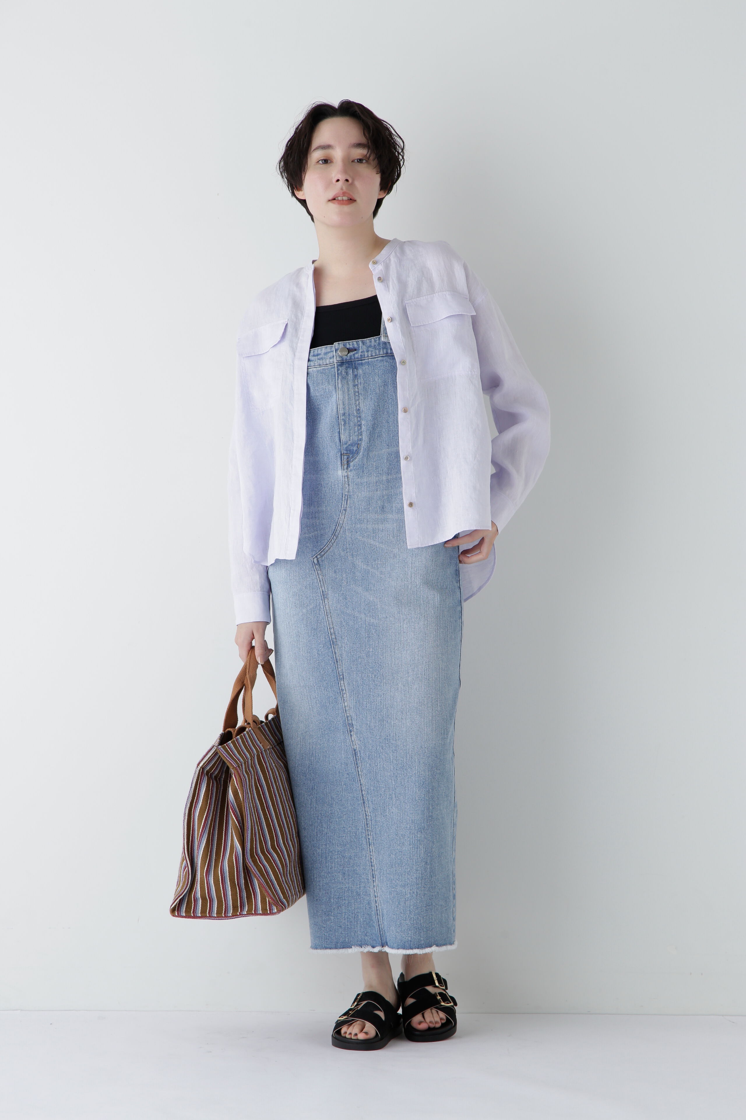  「◆アイラインサロペット」|ワンピース|