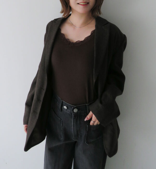 archives「レーストリムタンクトップ」|タンクトップ|