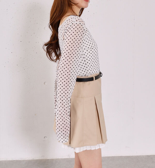 archives「フロッキーハートチュールクルーネックＴＯＰＳ」|Tシャツ・カットソー|