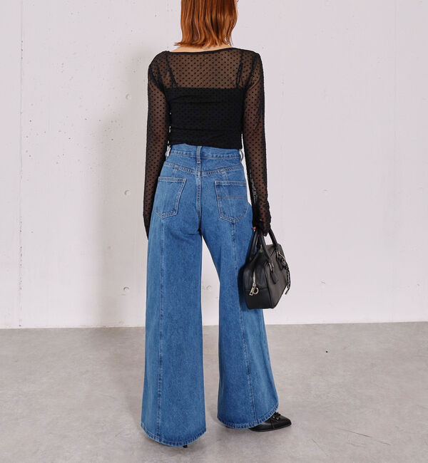 archives「フロッキーハートチュールクルーネックＴＯＰＳ」|Tシャツ・カットソー|