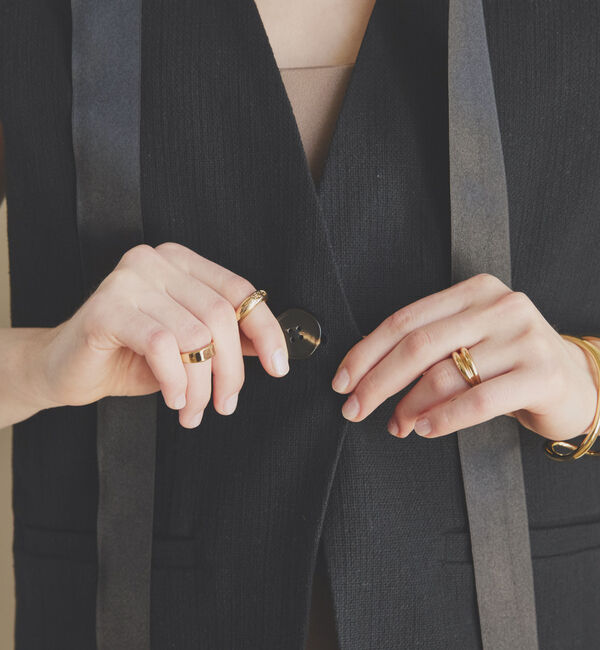 Doux archives「麻混ジレ」|テーラードジャケット|