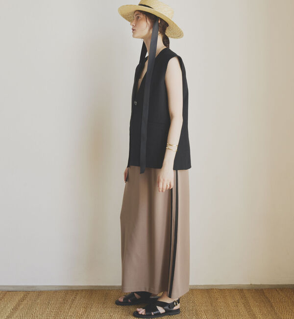 Doux archives「麻混ジレ」|テーラードジャケット|