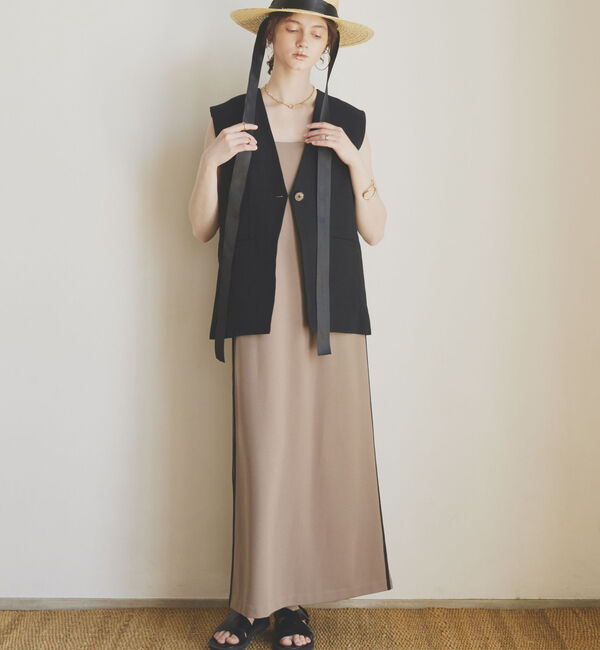 Doux archives「麻混ジレ」|テーラードジャケット|