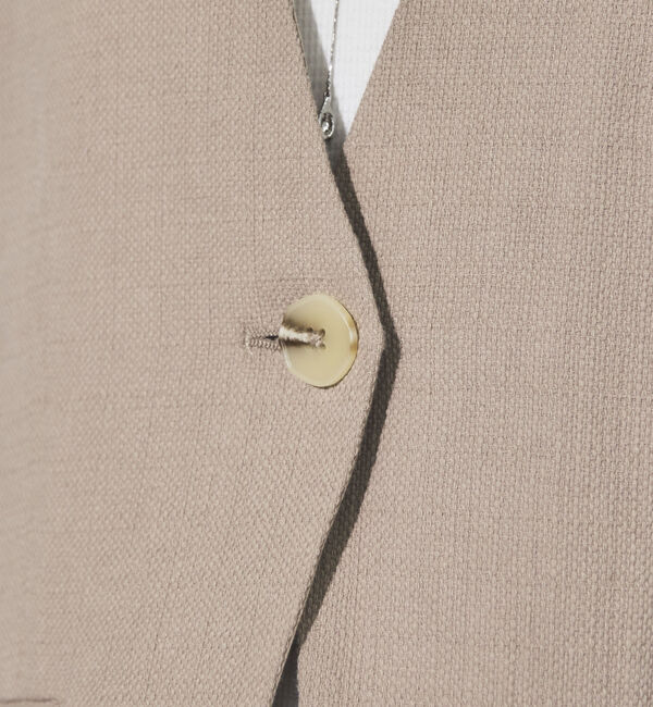 Doux archives「麻混ジレ」|テーラードジャケット|