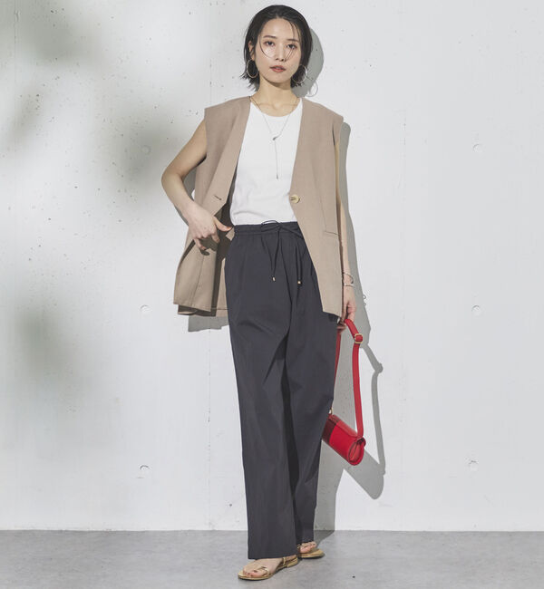 Doux archives「麻混ジレ」|テーラードジャケット|