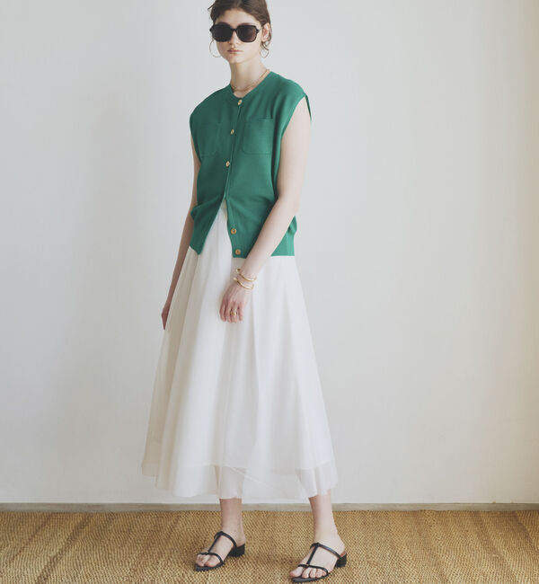 Doux archives「メッシュタックスカート」|スカート|