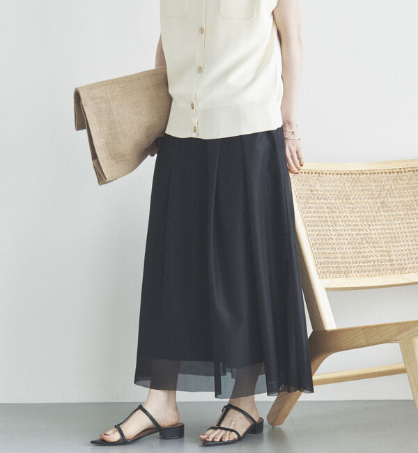 Doux archives「メッシュタックスカート」|スカート|