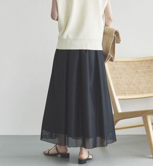 Doux archives「メッシュタックスカート」|スカート|