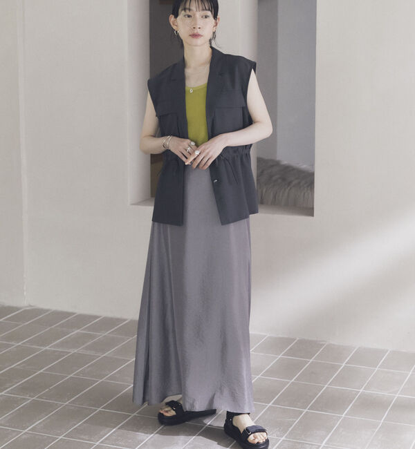 Doux archives「リネンライクサファリジレ」|テーラードジャケット|