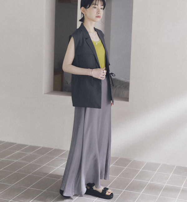 Doux archives「リネンライクサファリジレ」|テーラードジャケット|