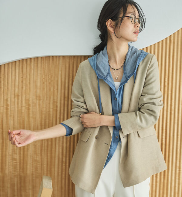 Doux archives「シアーテーラードジャケット」|テーラードジャケット|