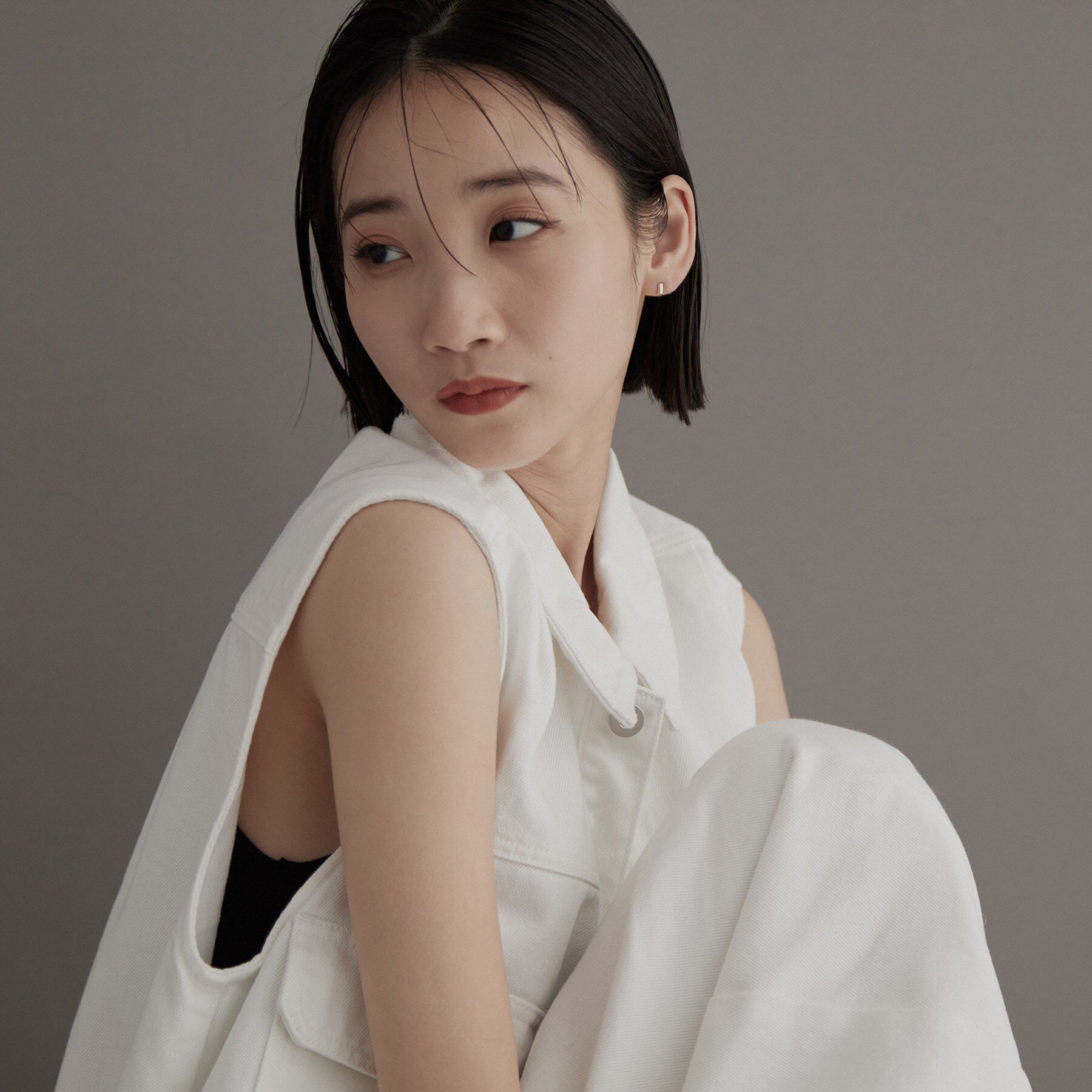 COCOSHNIK ONKITSCH「K10ホロウブリオンシェイプピアス」|ピアス|