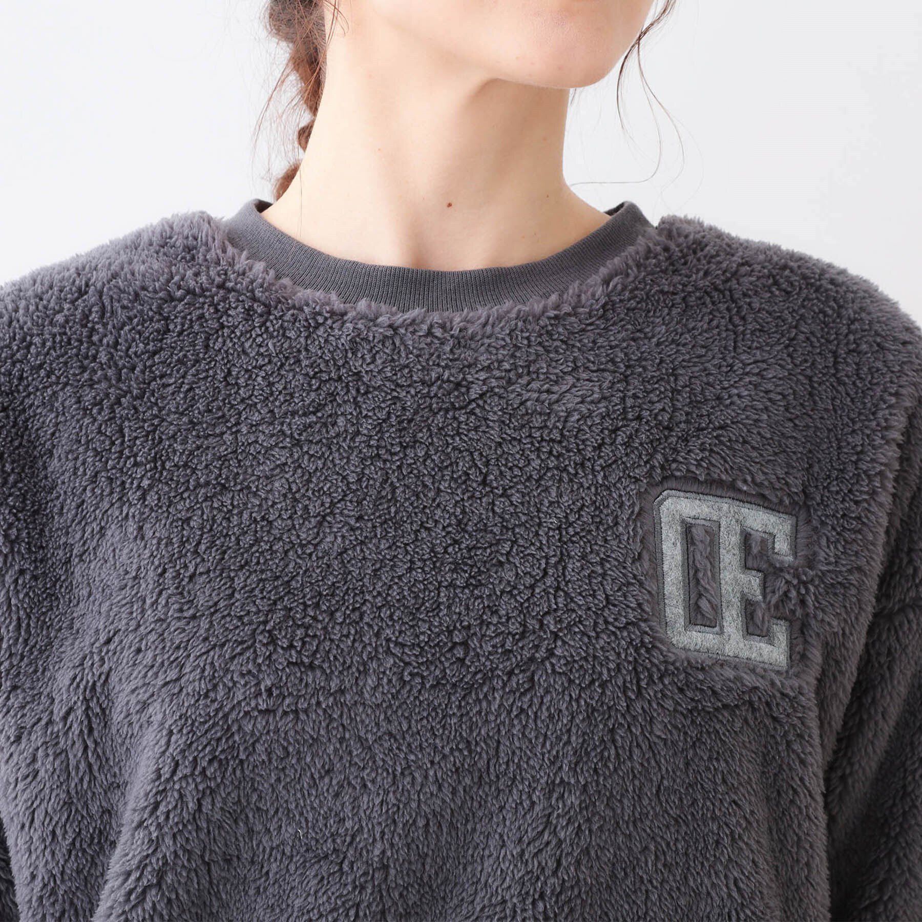 SHOO･LA･RUE「【洗える/S-LL】毛布に包まれているような着心地 やわらかボアトップス」|Tシャツ・カットソー|