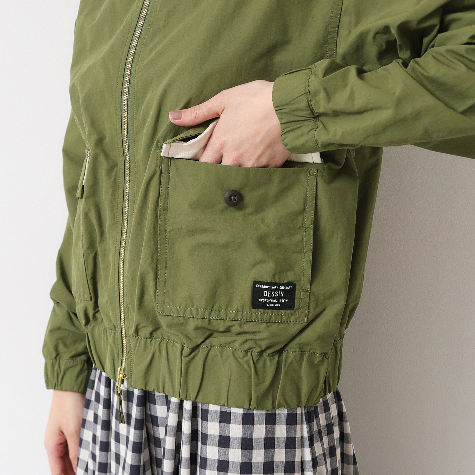 Dessin「【ユニセックス】リブブルゾン」|ブルゾン・スタジャン|