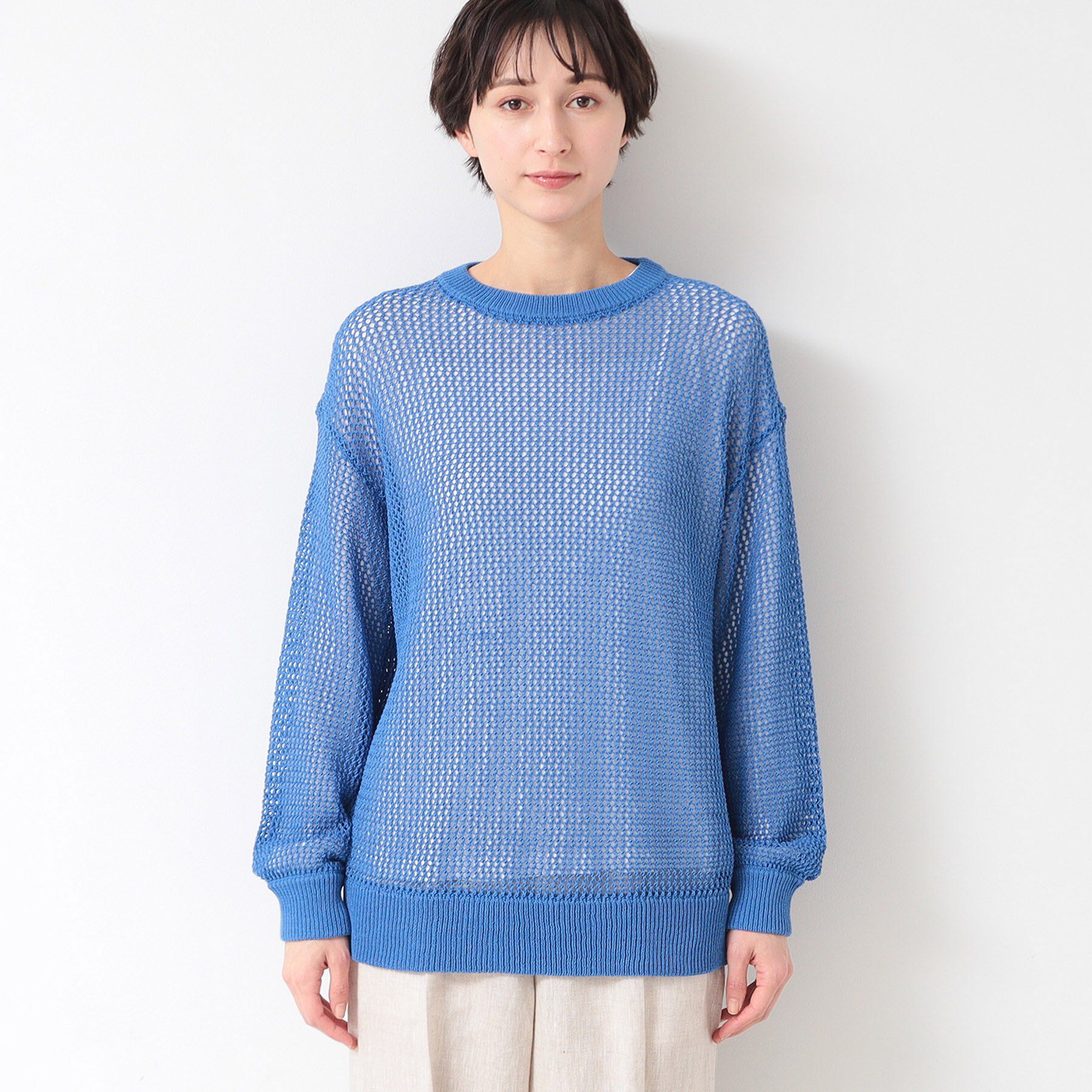 Dessin「【洗える】メッシュニット（S～L）」|ニット・セーター|
